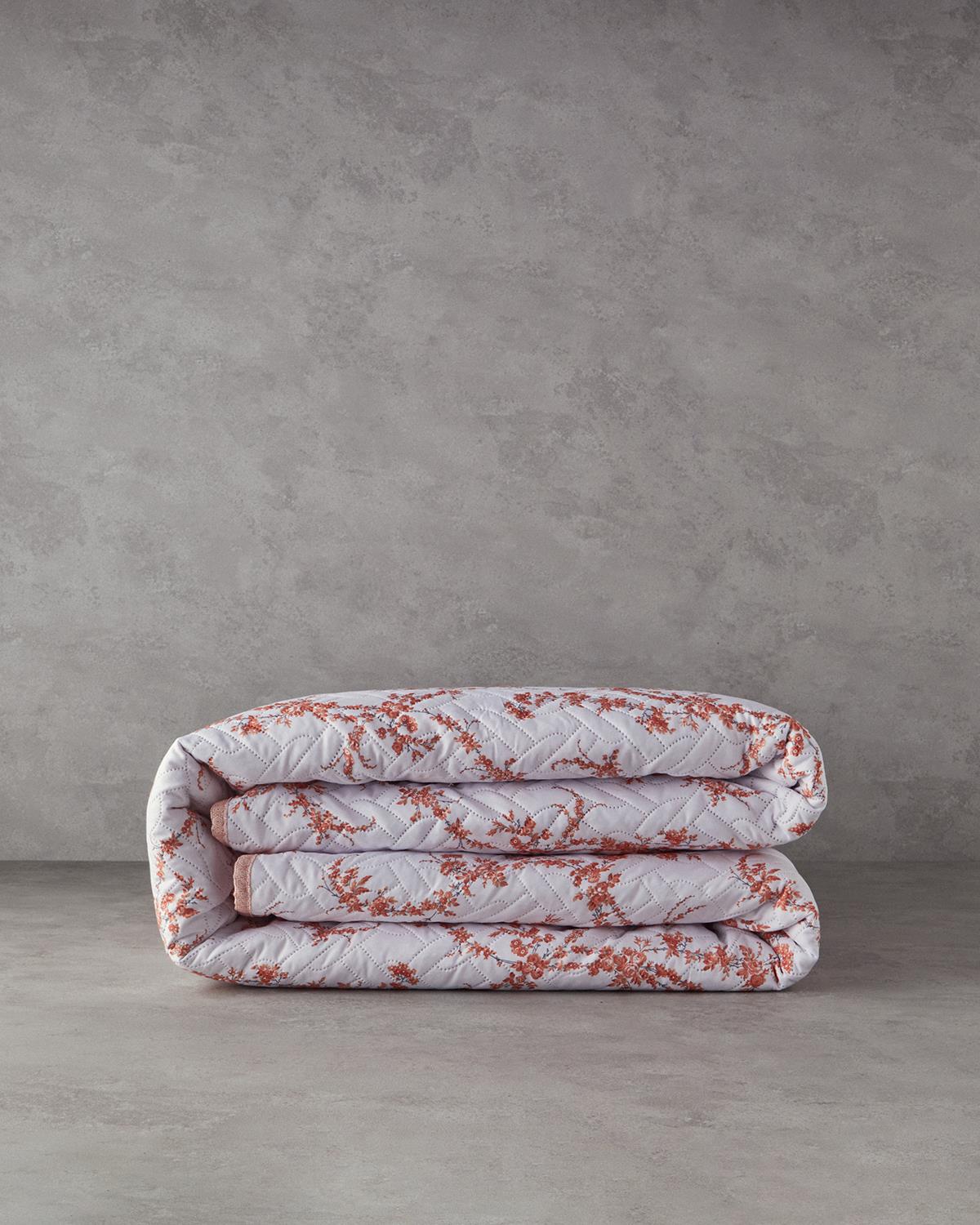 King Size Multi-Purposed Quilt 240x220 cm Orange,