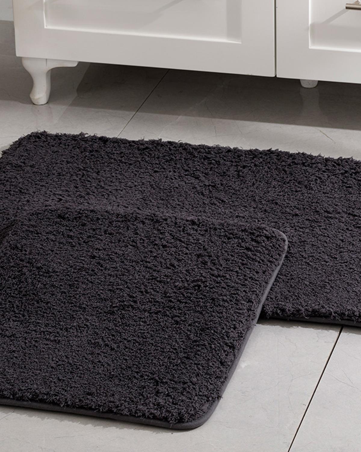Sheep ПОСТЕЛКА ЗА БАНЯ КО Полиестер 50x80 - 45x50 cm Anthracite