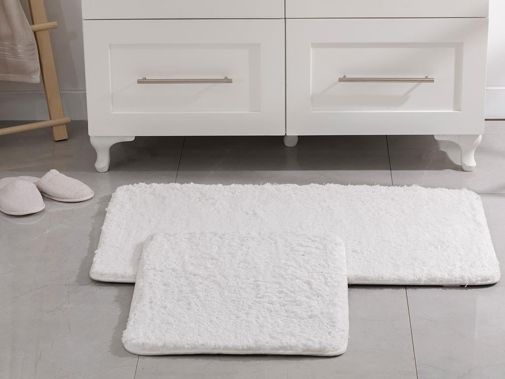 Sheep ПОСТЕЛКА ЗА БАНЯ КО Полиестер 60x100 - 50x60 cm White