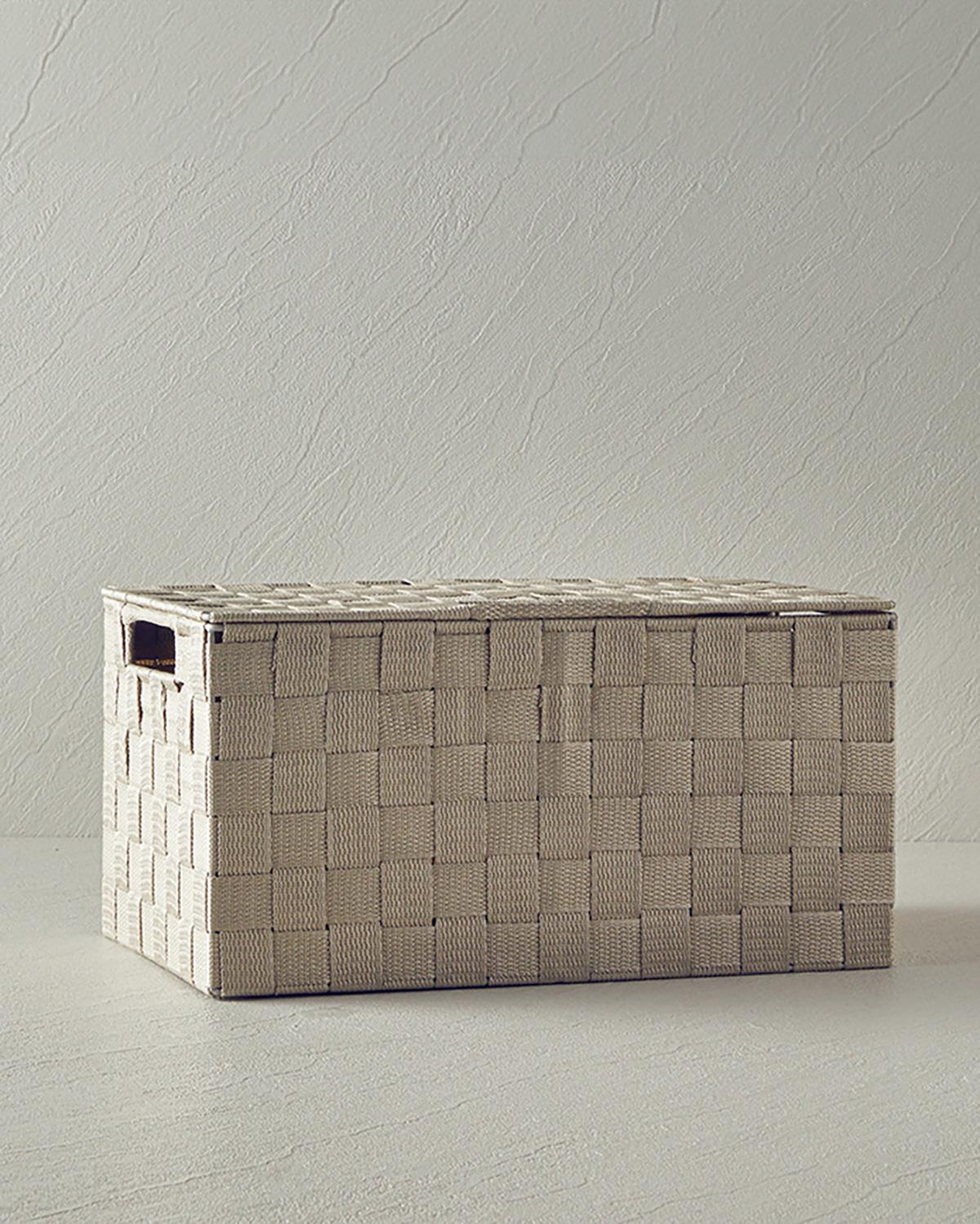 Shine Polypropilen Storage Box 34x22x17,5 cm Dark Beige