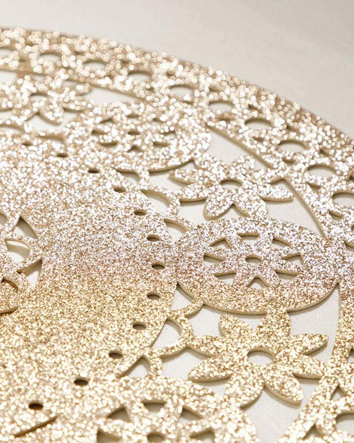 Shine Bright КУХНЕНСКИ СЕРВИЗ ЗА 2 комплект ПВЦ 38 cm Златисто