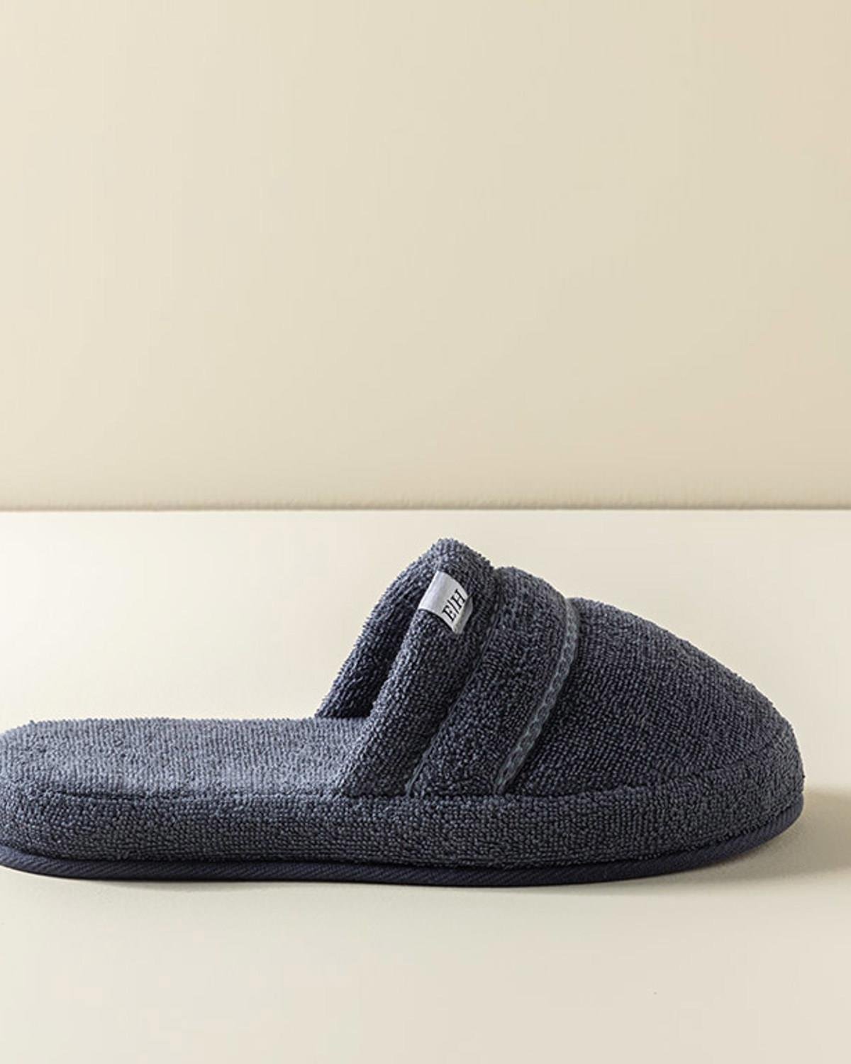 Soft Cottony Spa Slippers 36-40 Anthracite