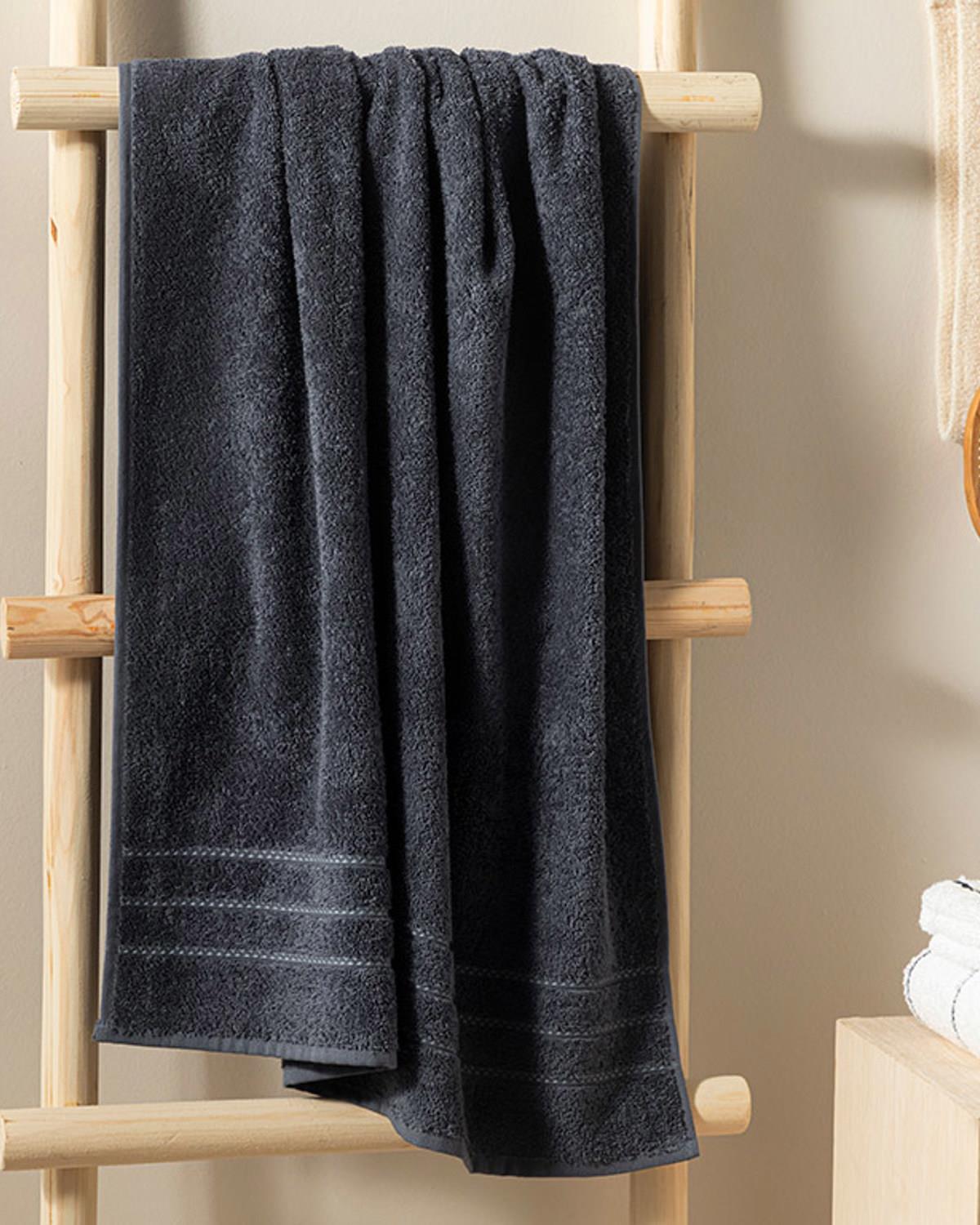 Soft Cottony Bath Towel 70x140 cm Anthracite