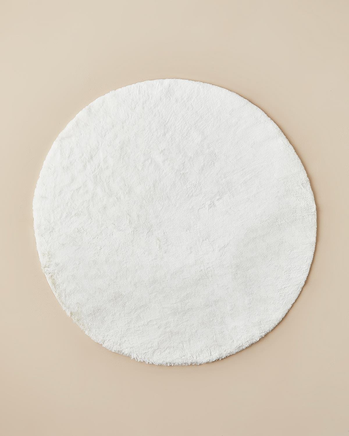 Soft Touch Rabbit Plush Fake  Fur 120 cm White