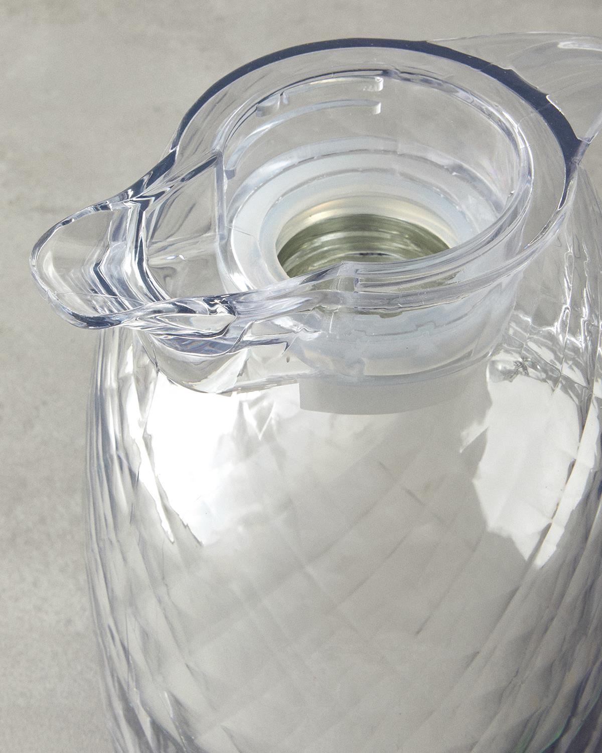 Sprıng Acrylic Glass inside Thermos 1000 ml Transparent