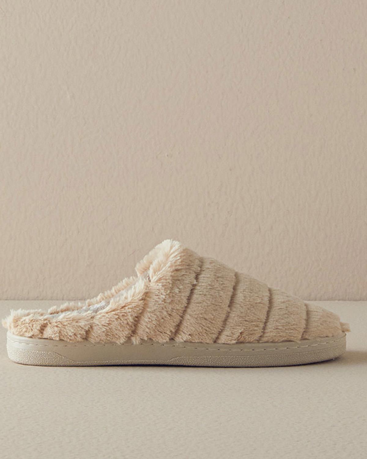 Teny Women Home Slippers 36 Beige