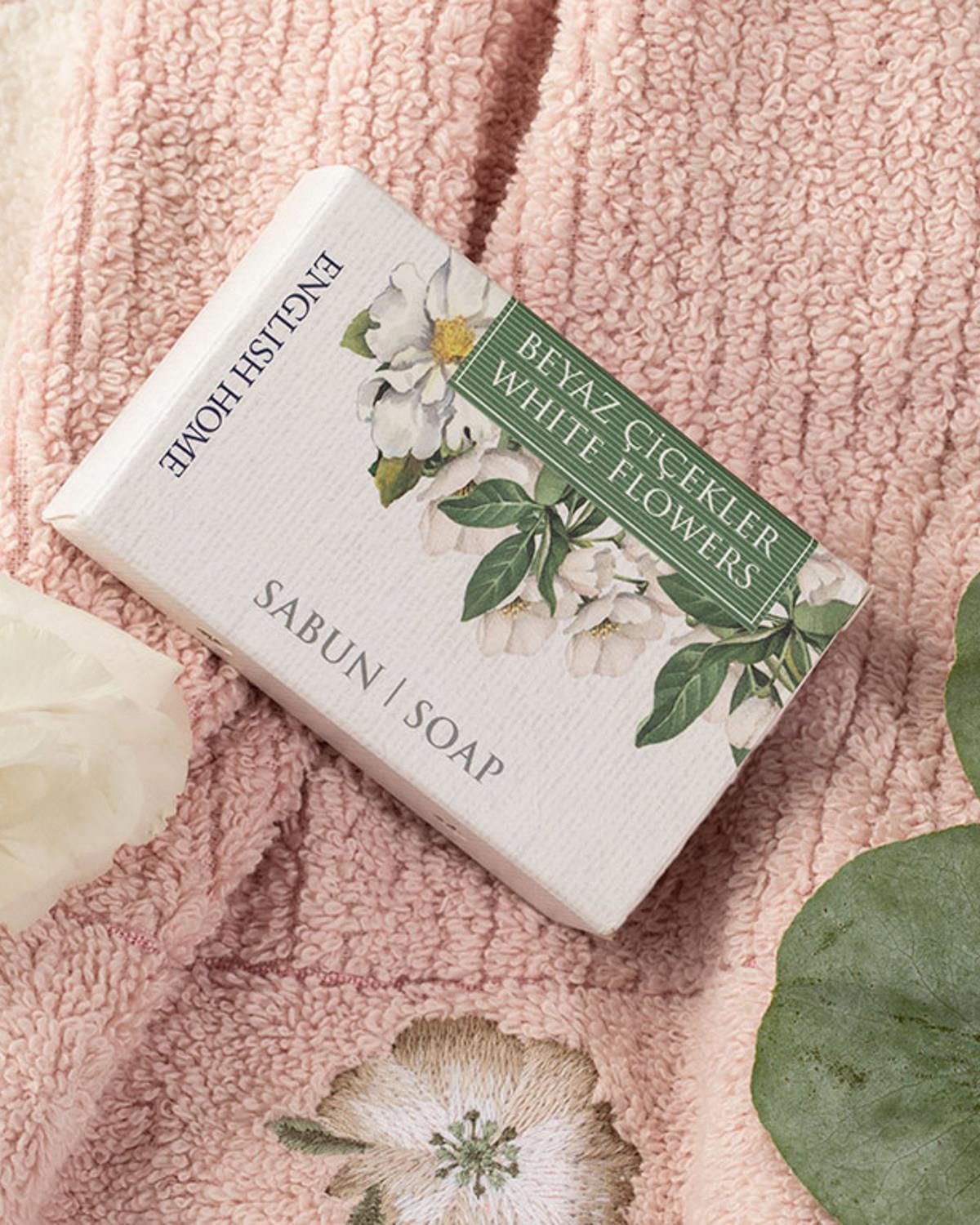 White Flowers Твърд Сапун 100 г Бял