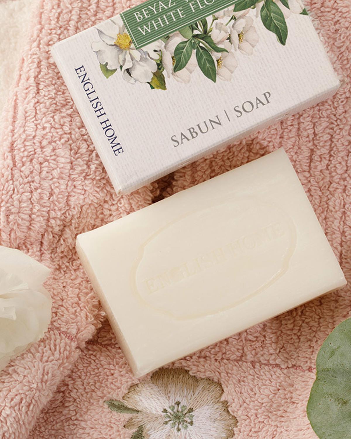 White Flowers Твърд Сапун 100 г Бял