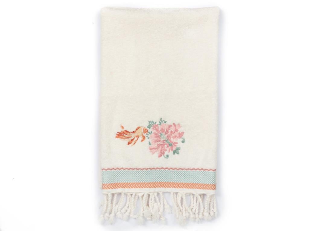 Zen Damask ХАВЛИЯ ЗА ЛИЦЕ Бродирани 50x80 cm Cream-Pink