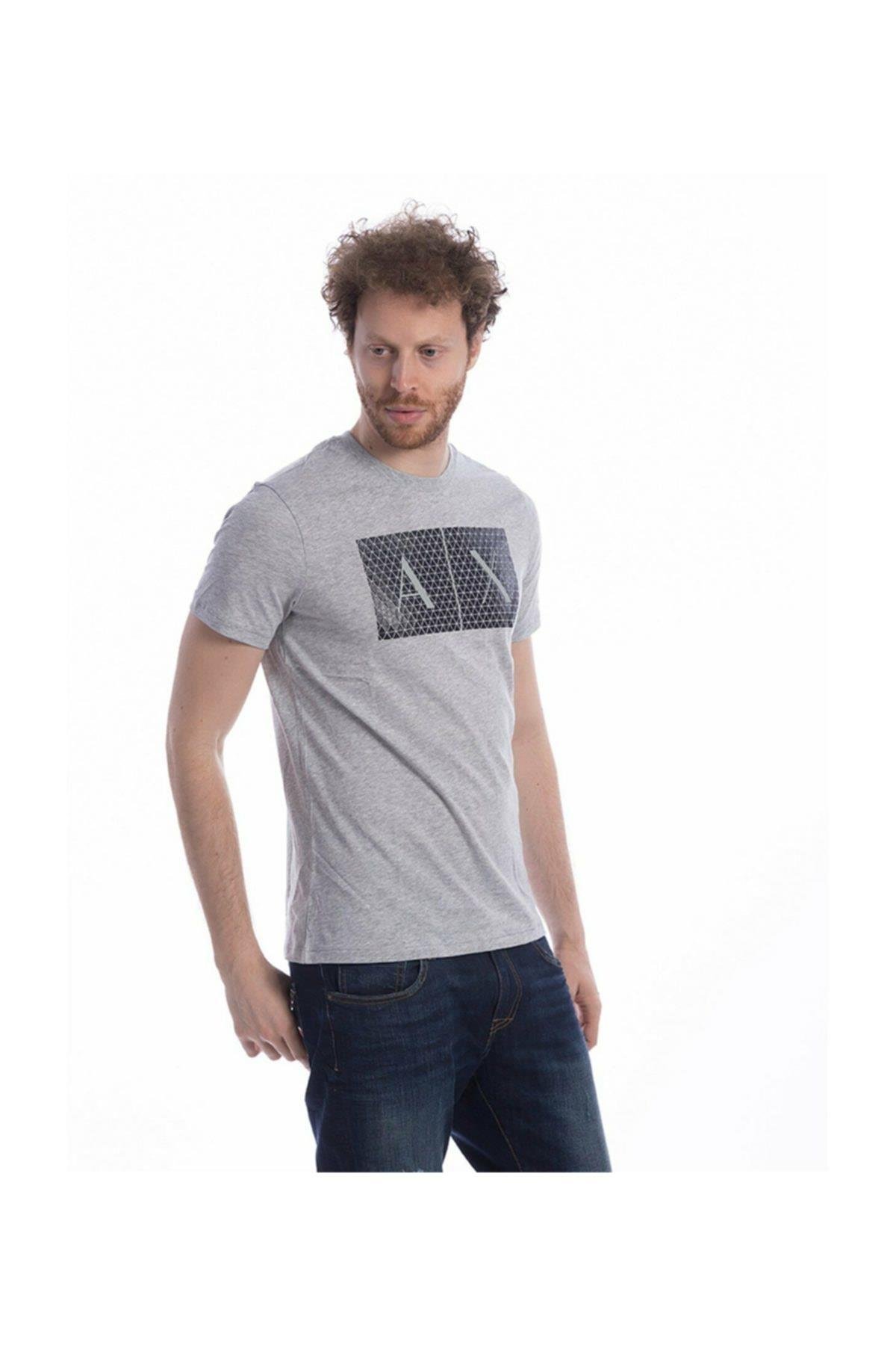 Armani Exchange Erkek Bisiklet Yaka T-Shirt