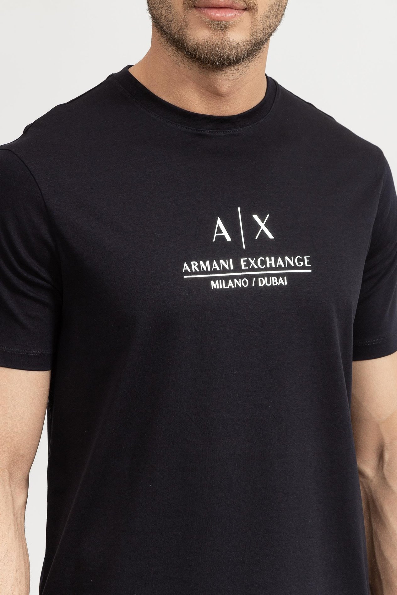 Armani Exchange Erkek Bisiklet Yaka T-Shirt