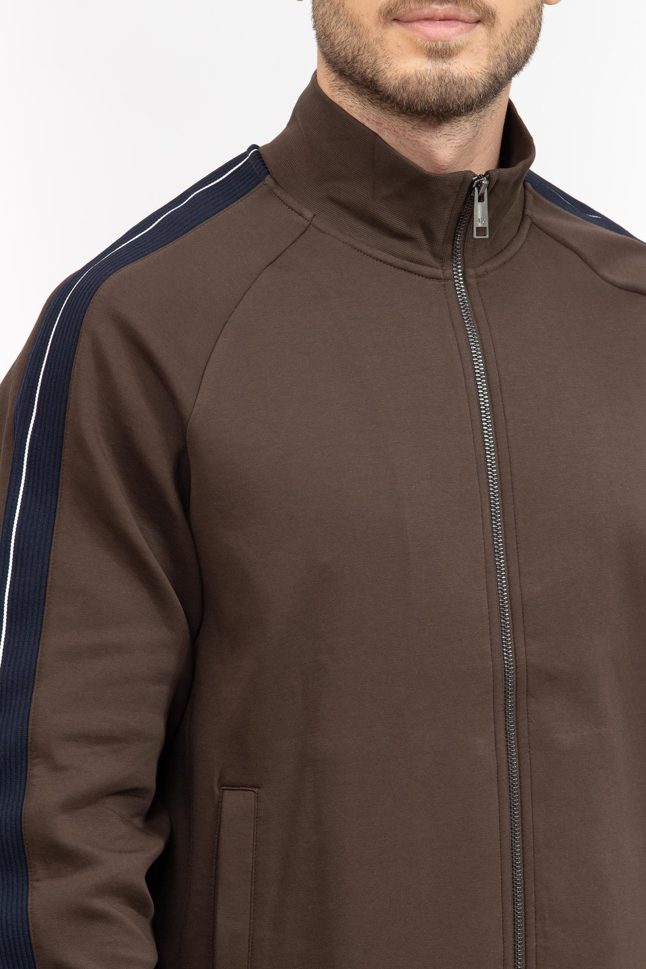 Armani Exchange Erkek Fermuarlı Sweatshirt