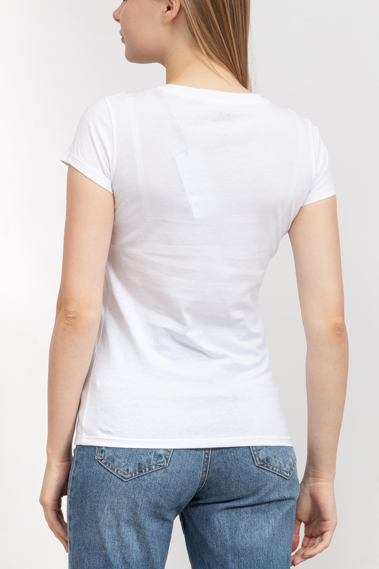 Armani Exchange Kadın Bisiklet Yaka T-Shirt