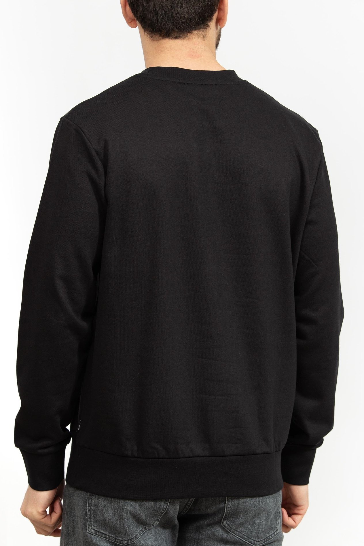 Boss Erkek Bisiklet Yaka Sweatshirt