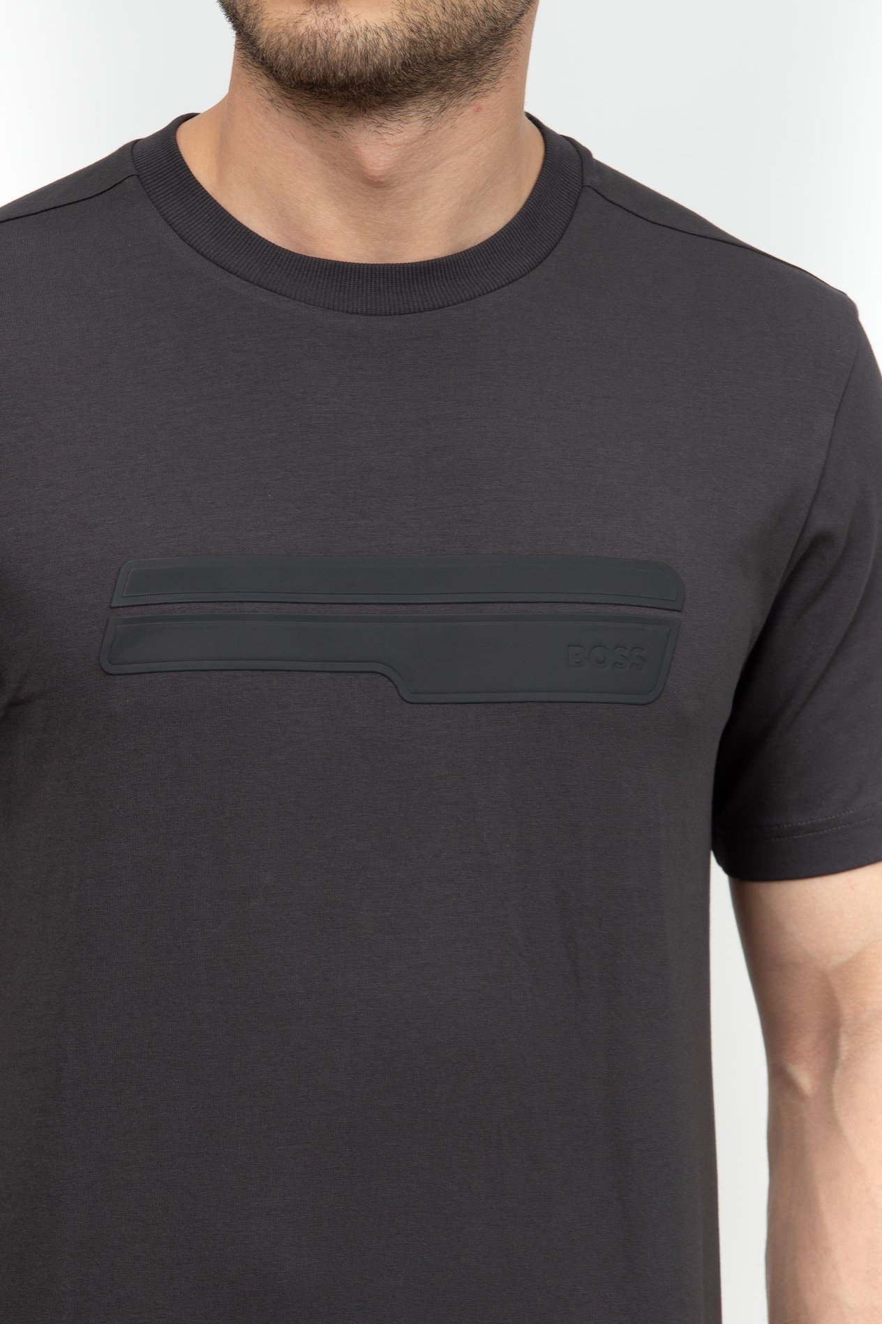 Boss Erkek Bisiklet Yaka T-Shirt