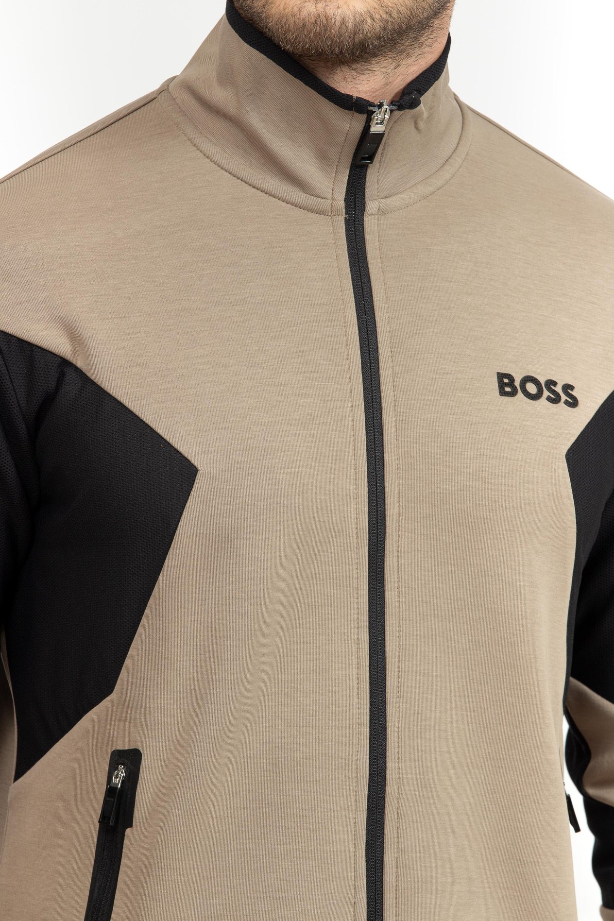 Boss Erkek Fermuarlı Sweatshirt