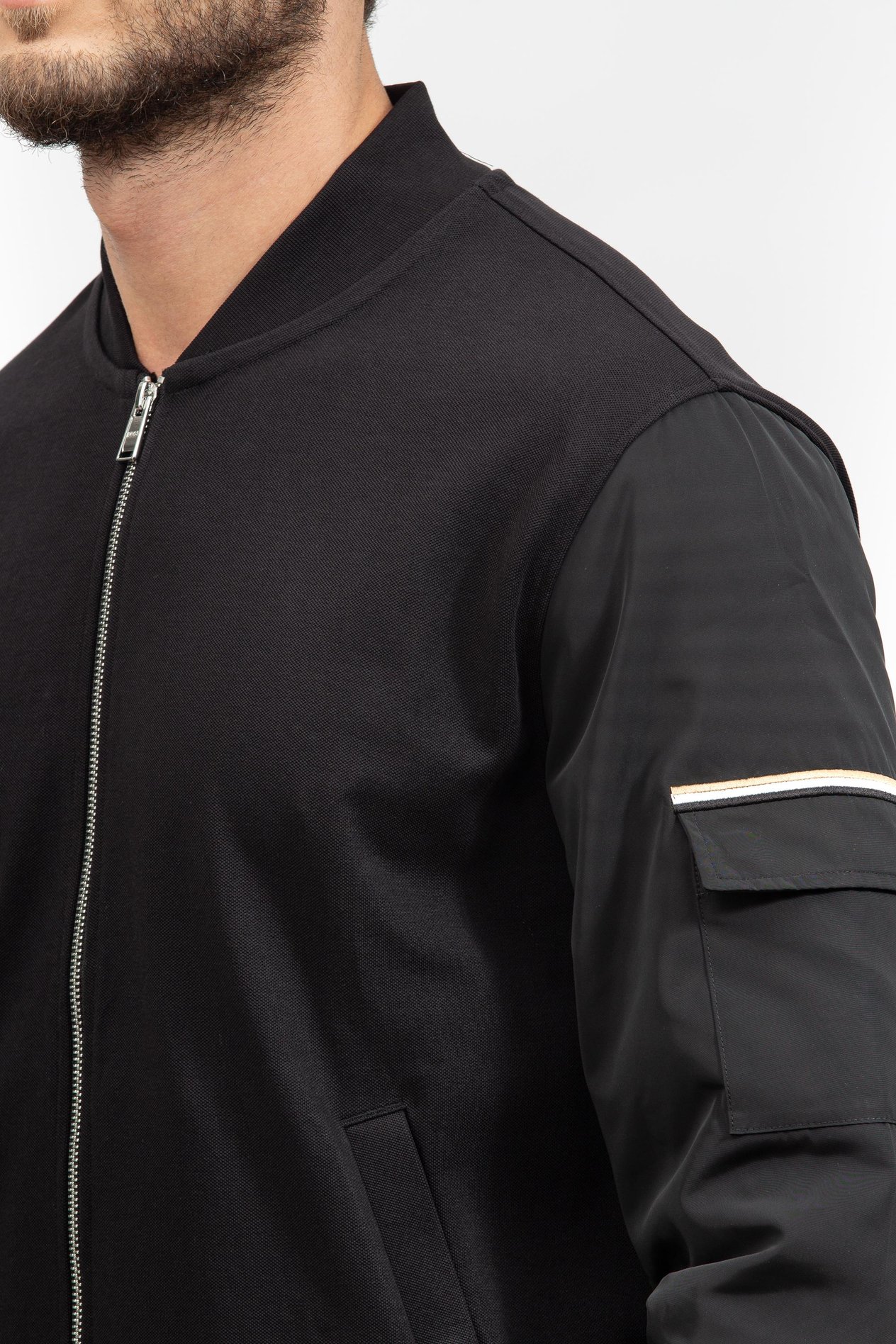 Boss Erkek Fermuarlı Sweatshirt