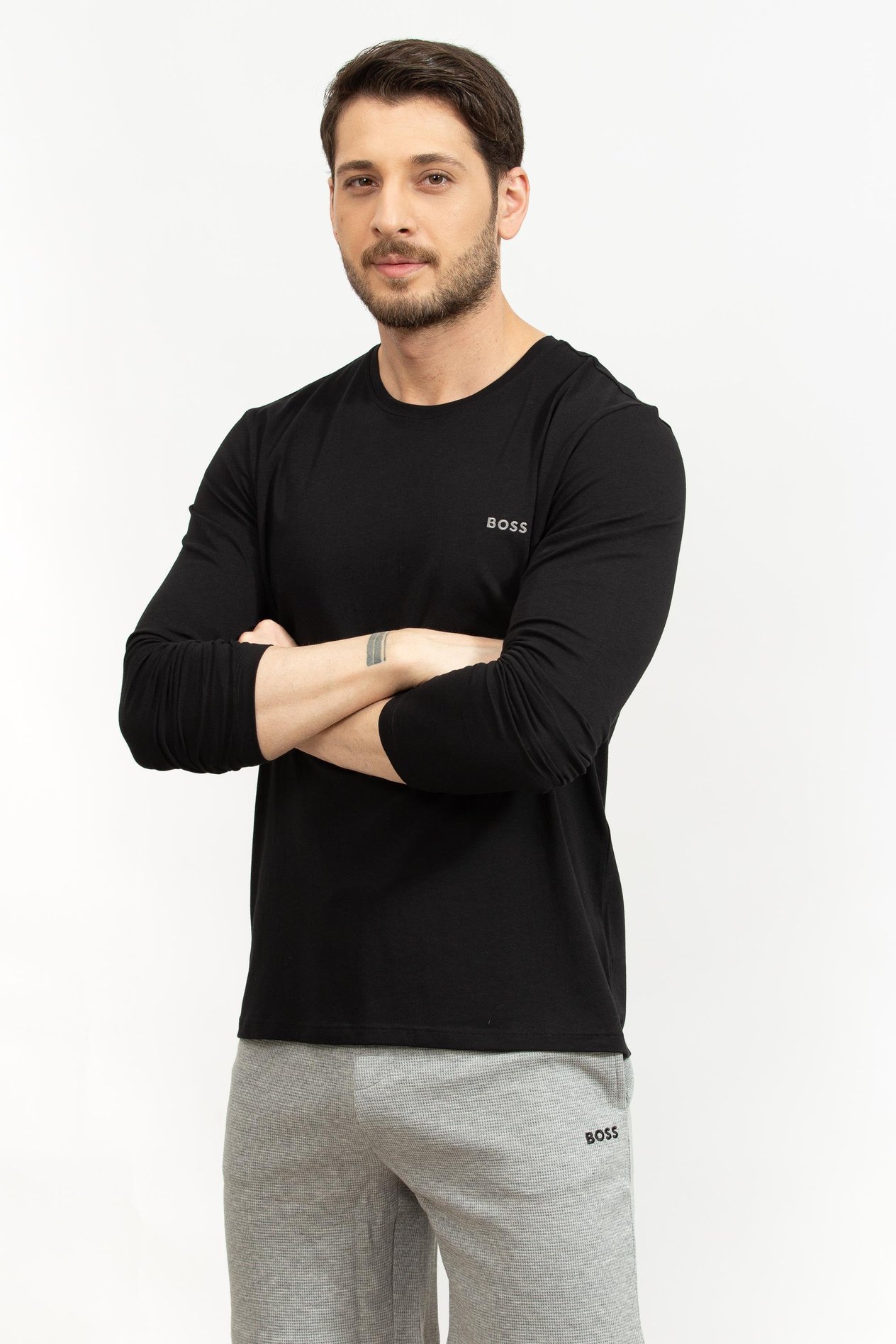 Boss Erkek Uzun Kollu T-Shirt
