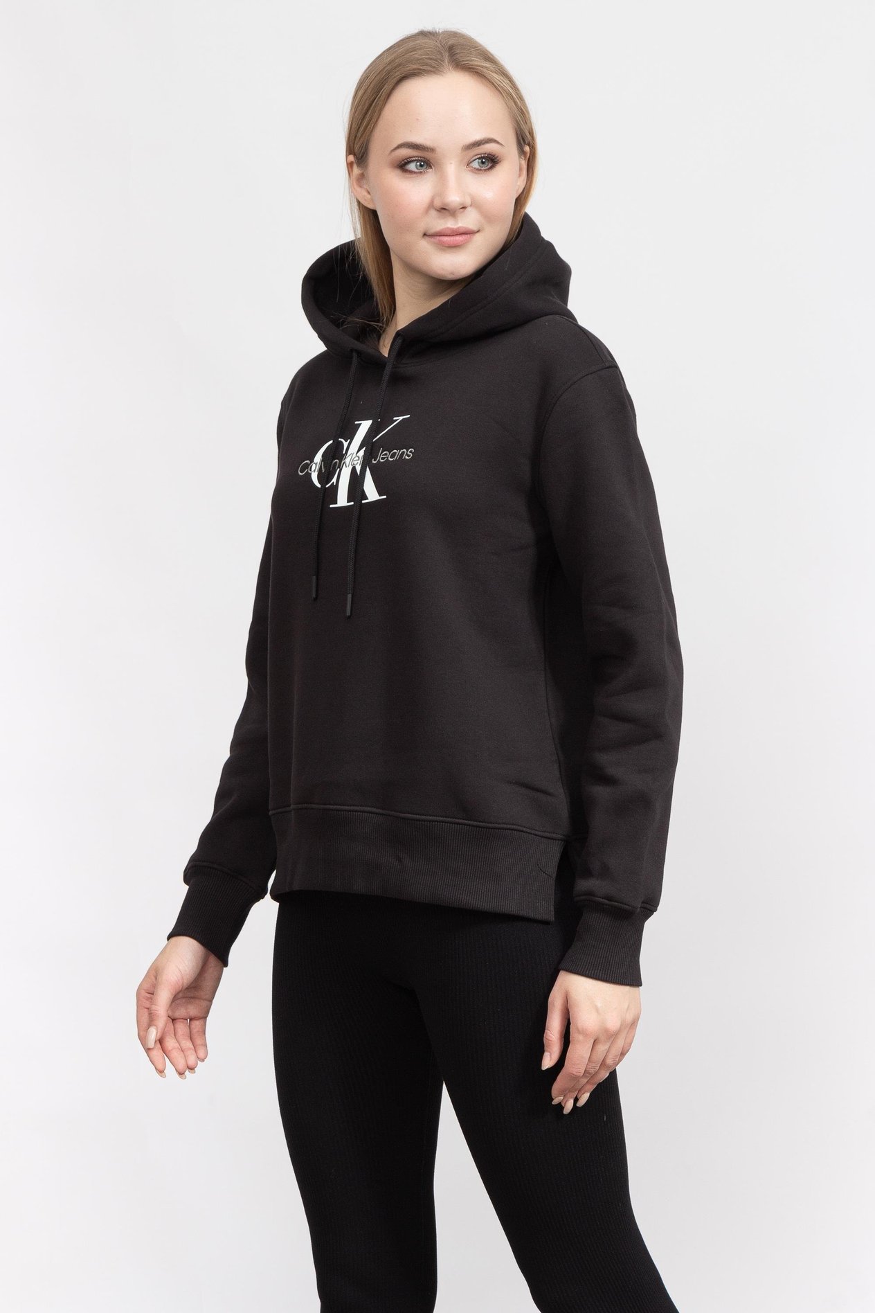 Calvin Klein Archival Monologo Kadın Kapüşonlu Sweatshirt