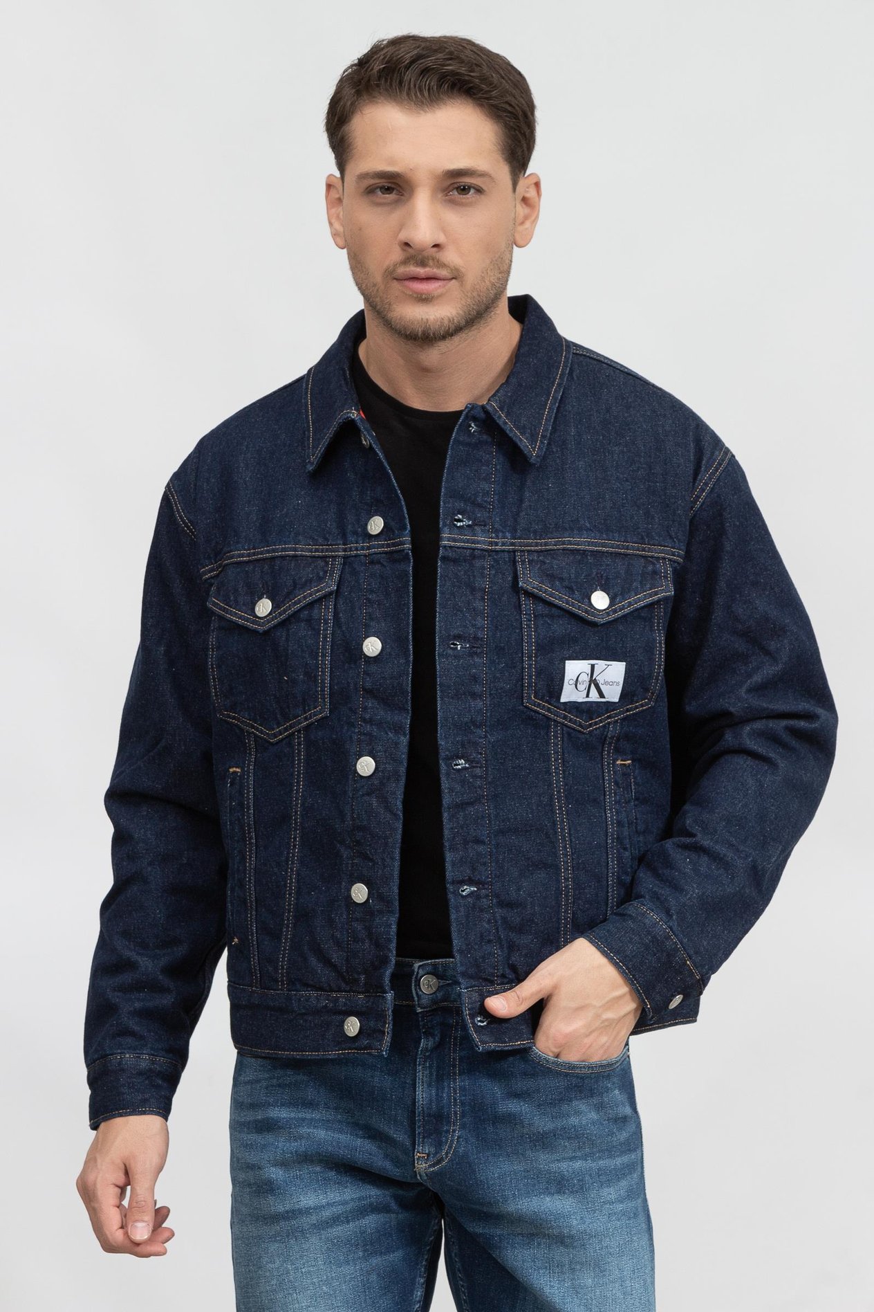 Calvin Klein Clean Rinse Erkek Jean Ceket