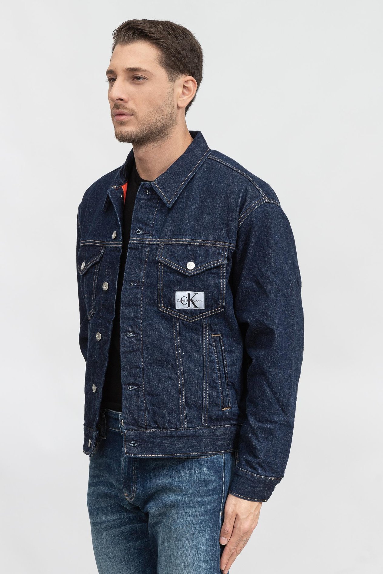 Calvin Klein Clean Rinse Erkek Jean Ceket