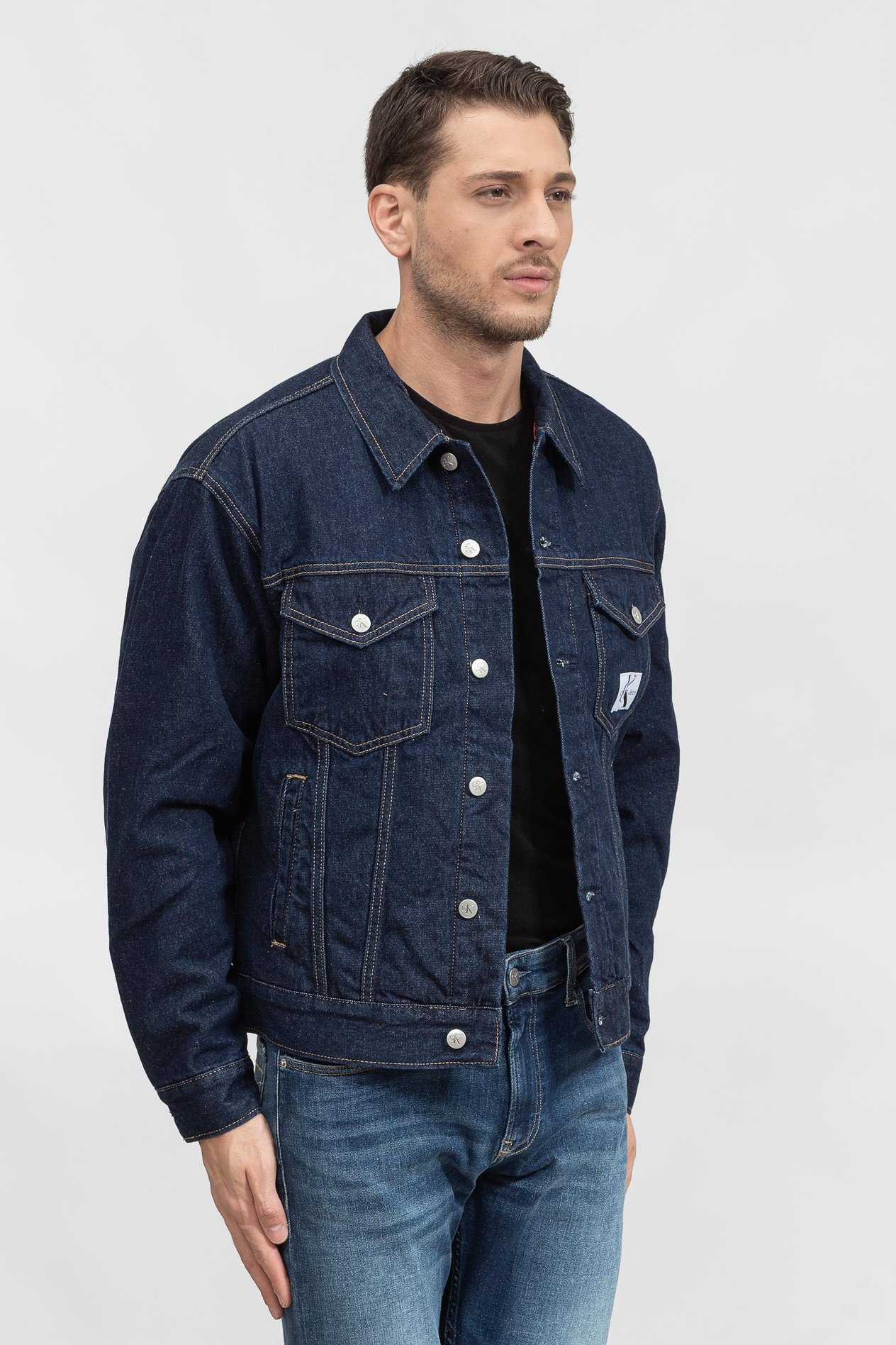 Calvin Klein Clean Rinse Erkek Jean Ceket
