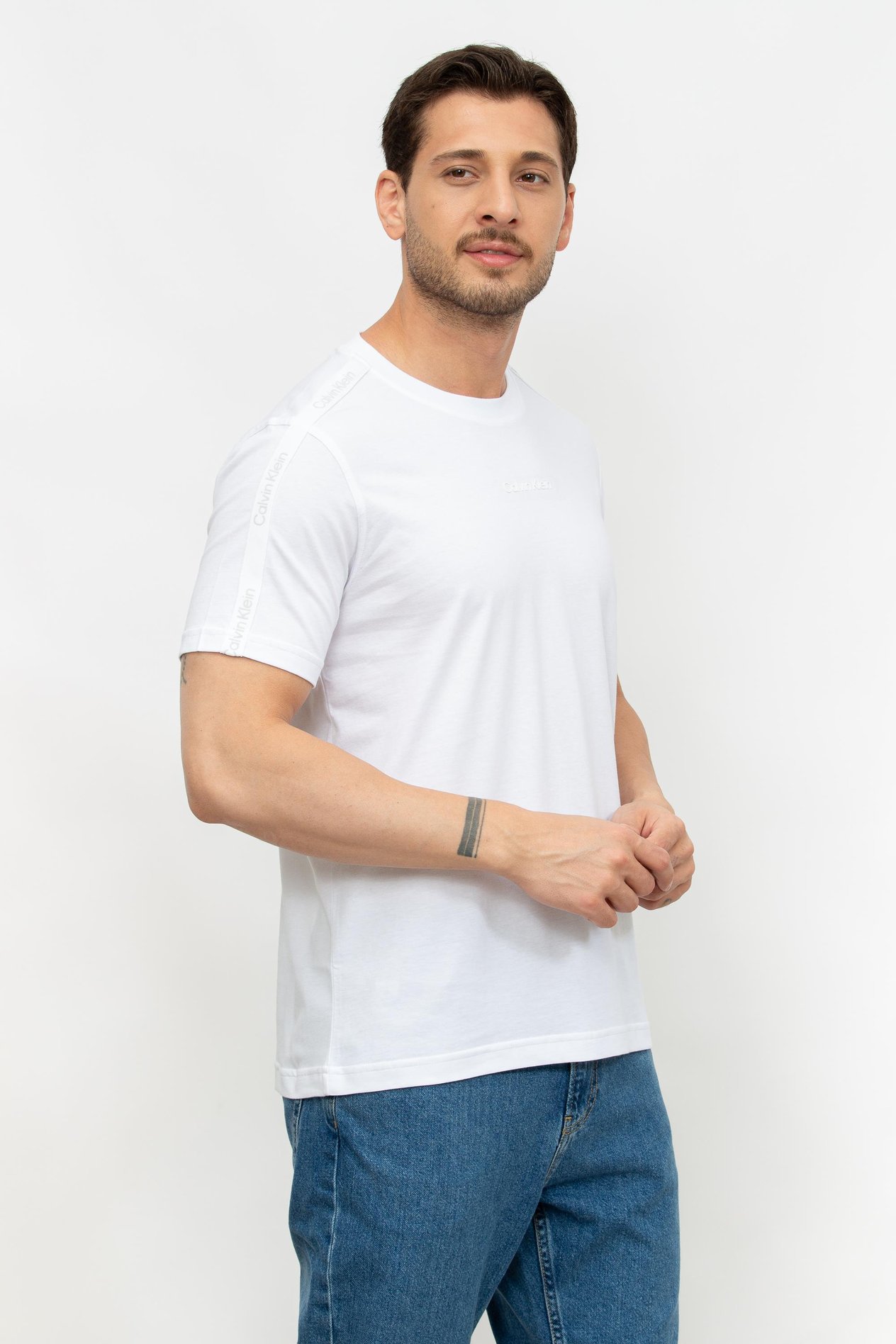 Calvin Klein Erkek Bisiklet Yaka T-Shirt