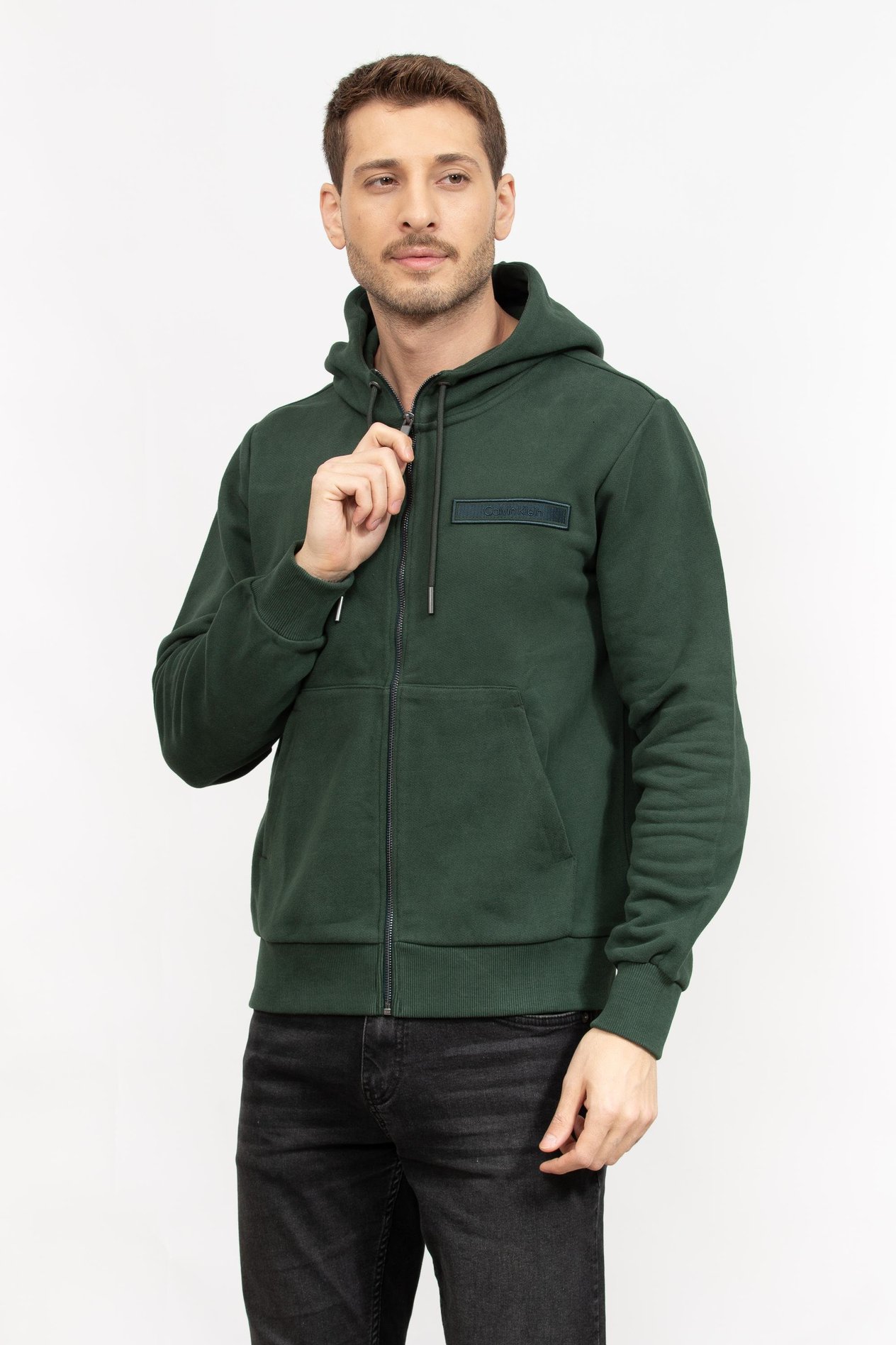 Calvin Klein Erkek Fermuarlı Sweatshirt
