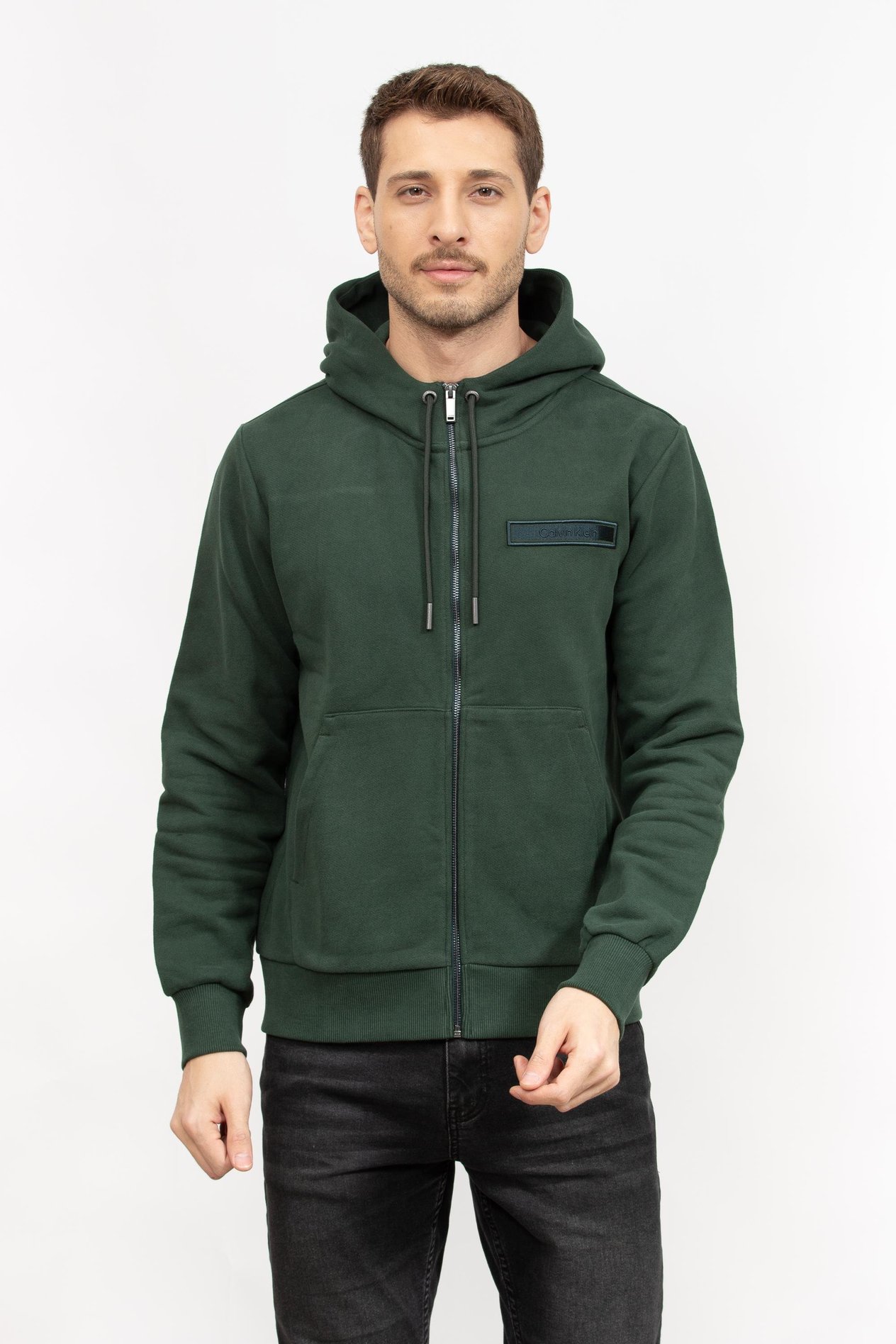 Calvin Klein Erkek Fermuarlı Sweatshirt