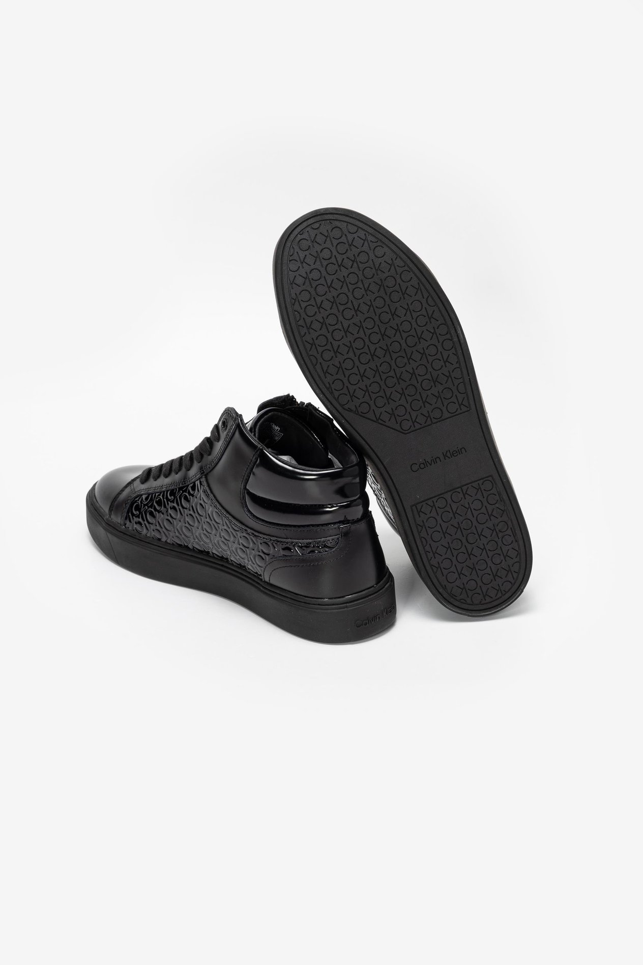 Calvin Klein High Top Lace Up W/Zip Mono Erkek Sneaker