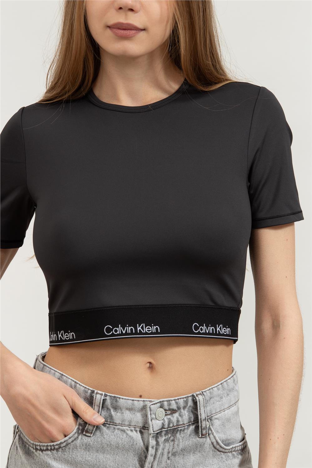 Calvin Klein Kadın Bisiklet Yaka T-Shirt