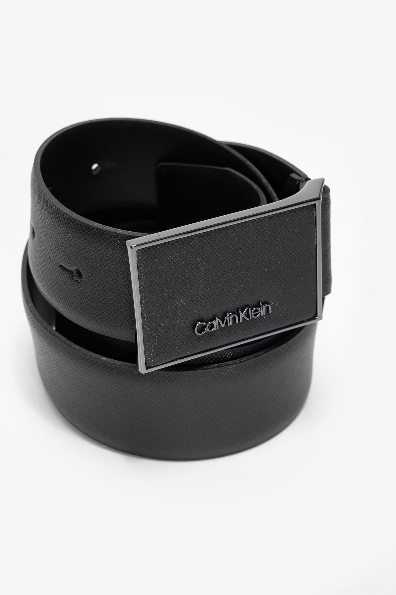 Calvin Klein Leather Inlay Plaque 35M Erkek Kemer