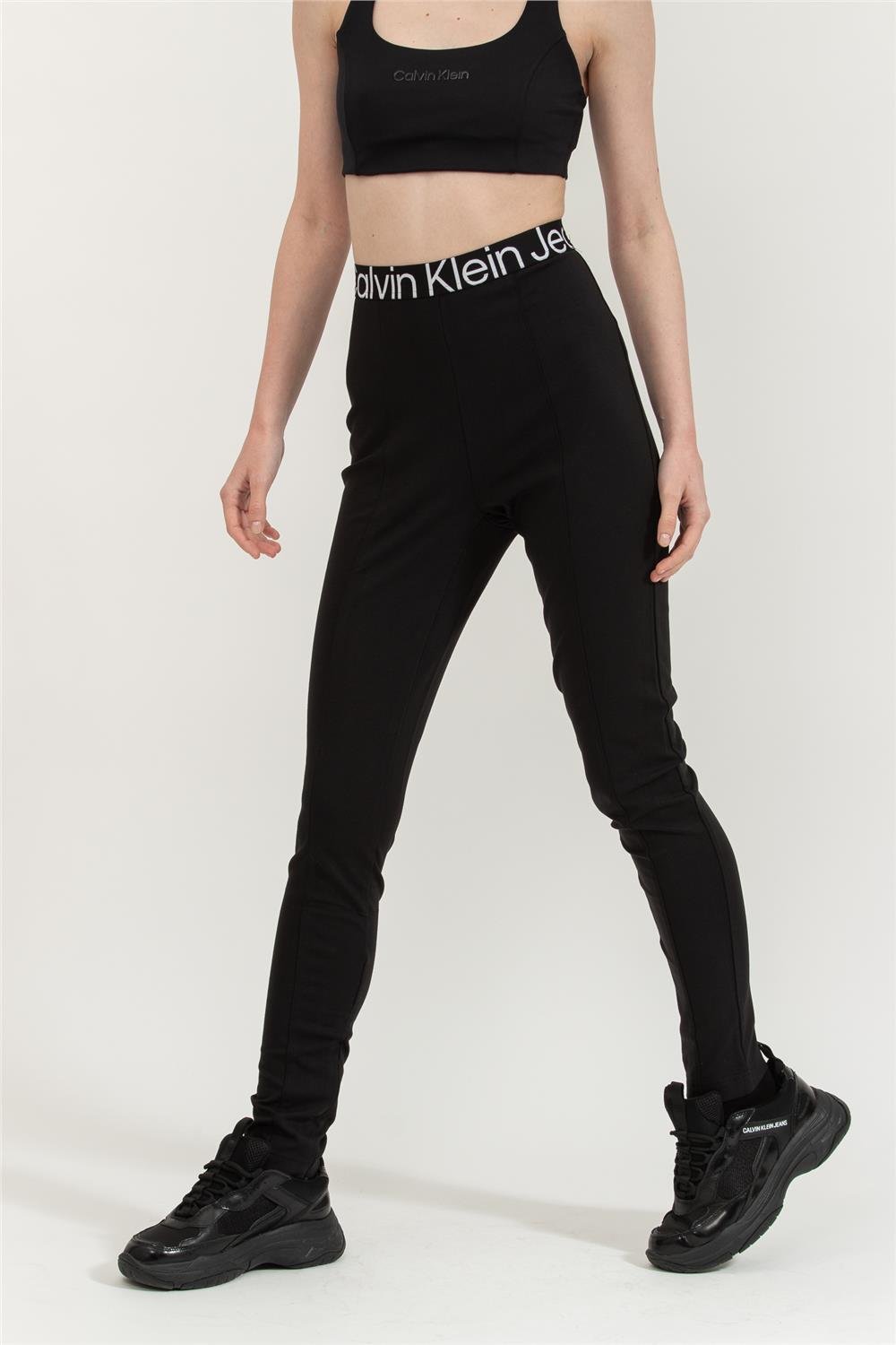 Calvin Klein Logo Tape Milano Kadın Tayt