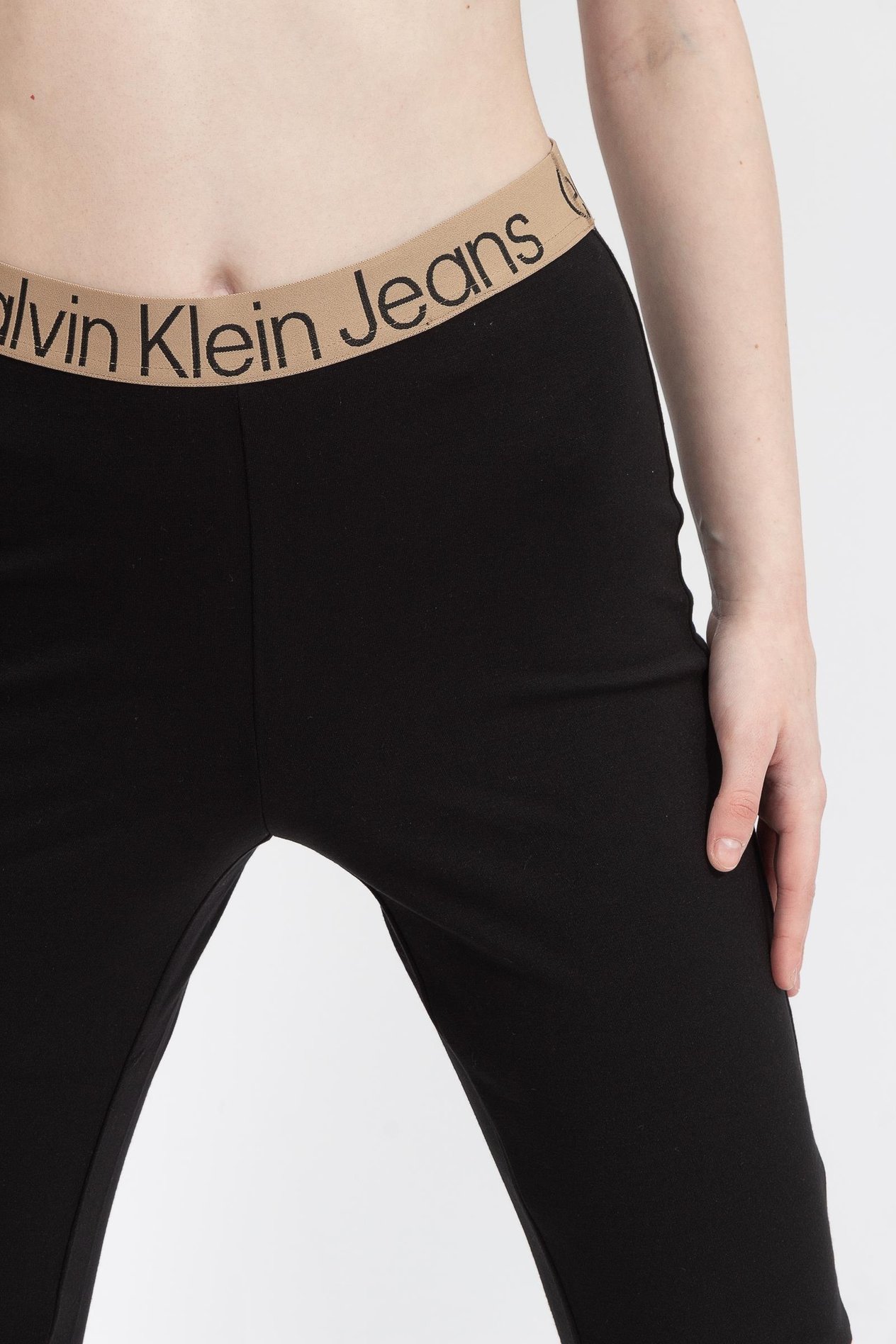 Calvin Klein Logo Tape/Jacquard Kadın Tayt