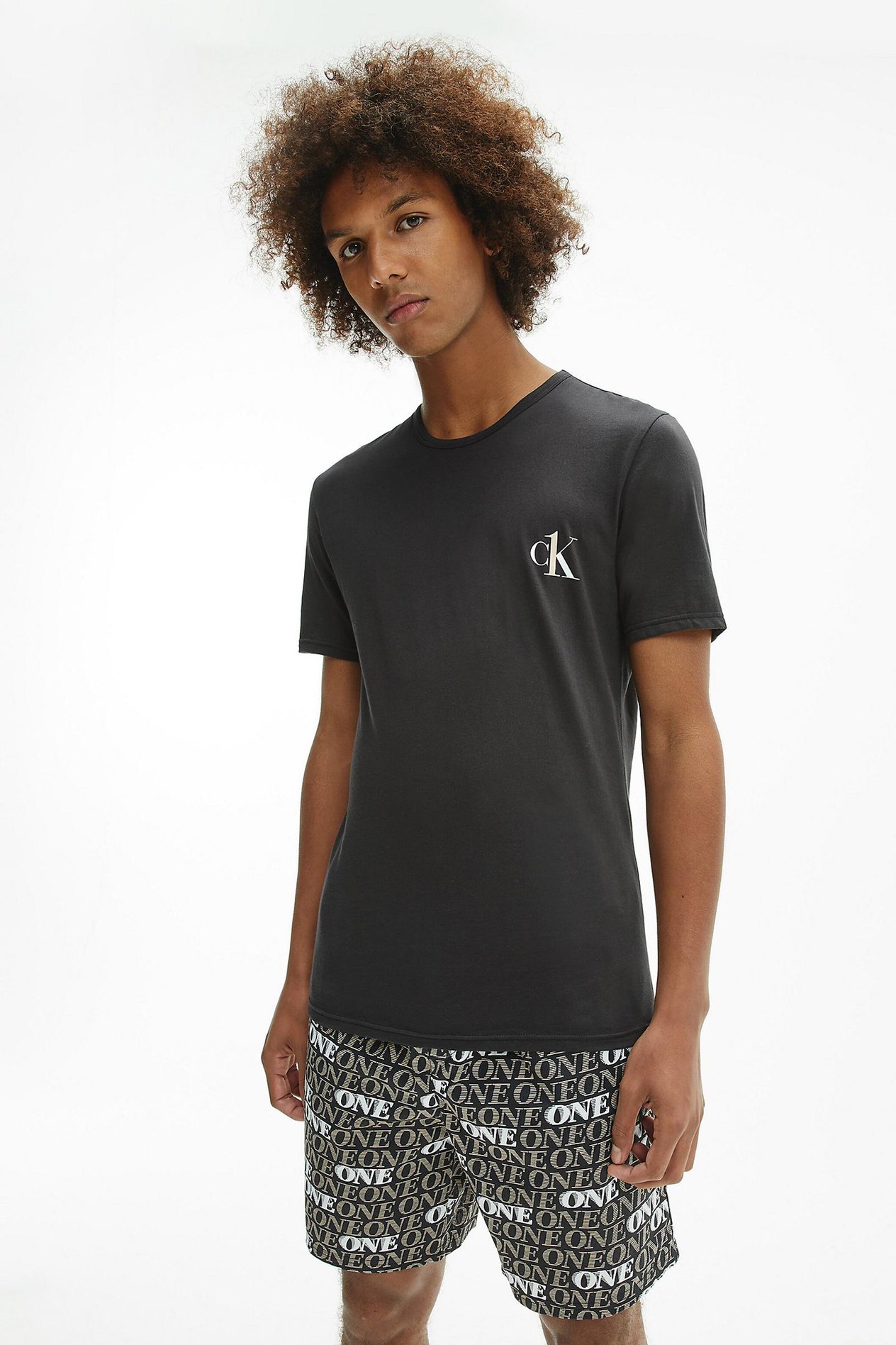 Calvin Klein S/S Short Set Erkek Pijama Takımı