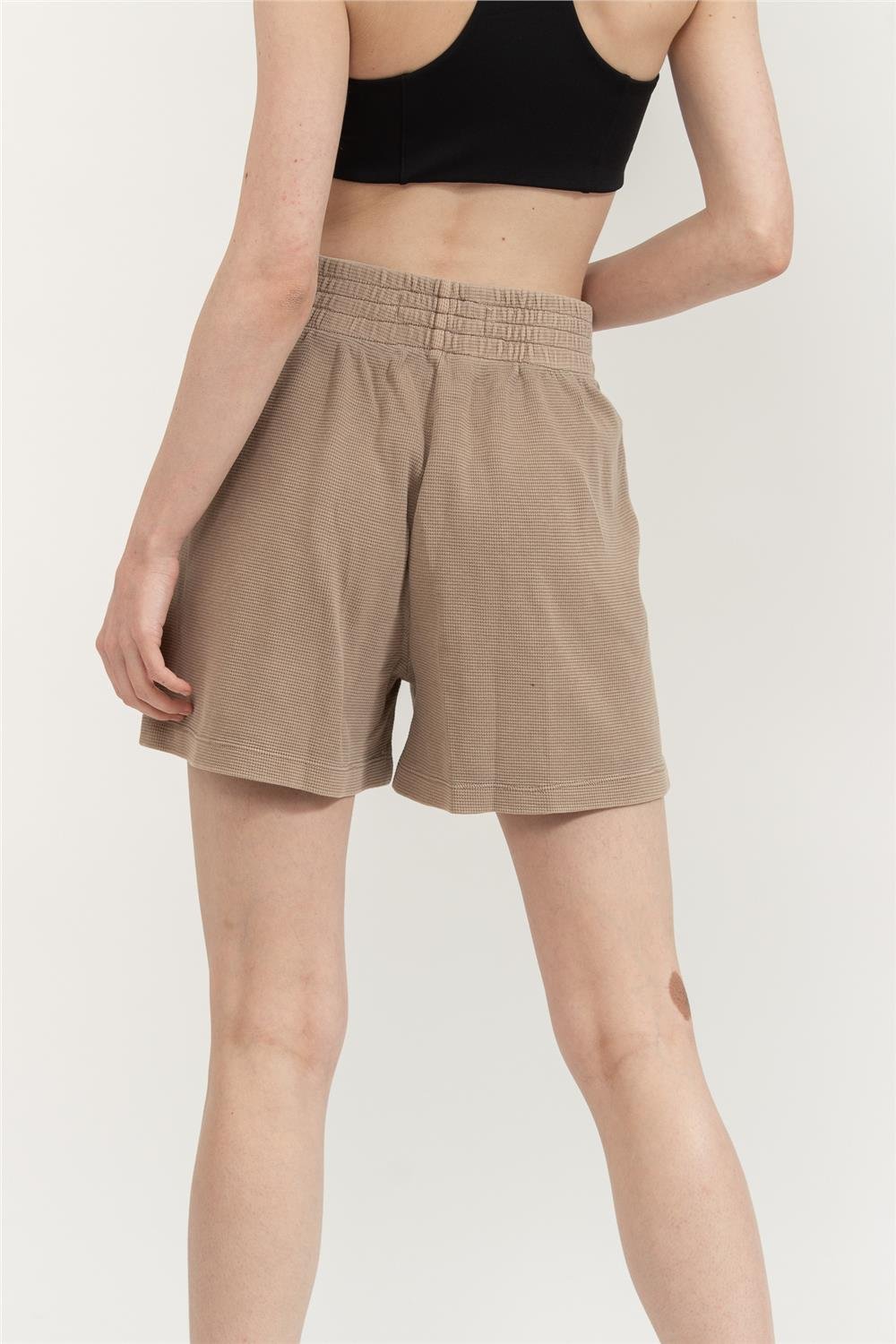 Calvin Klein Waffle Loose Kadın Bermuda Şort