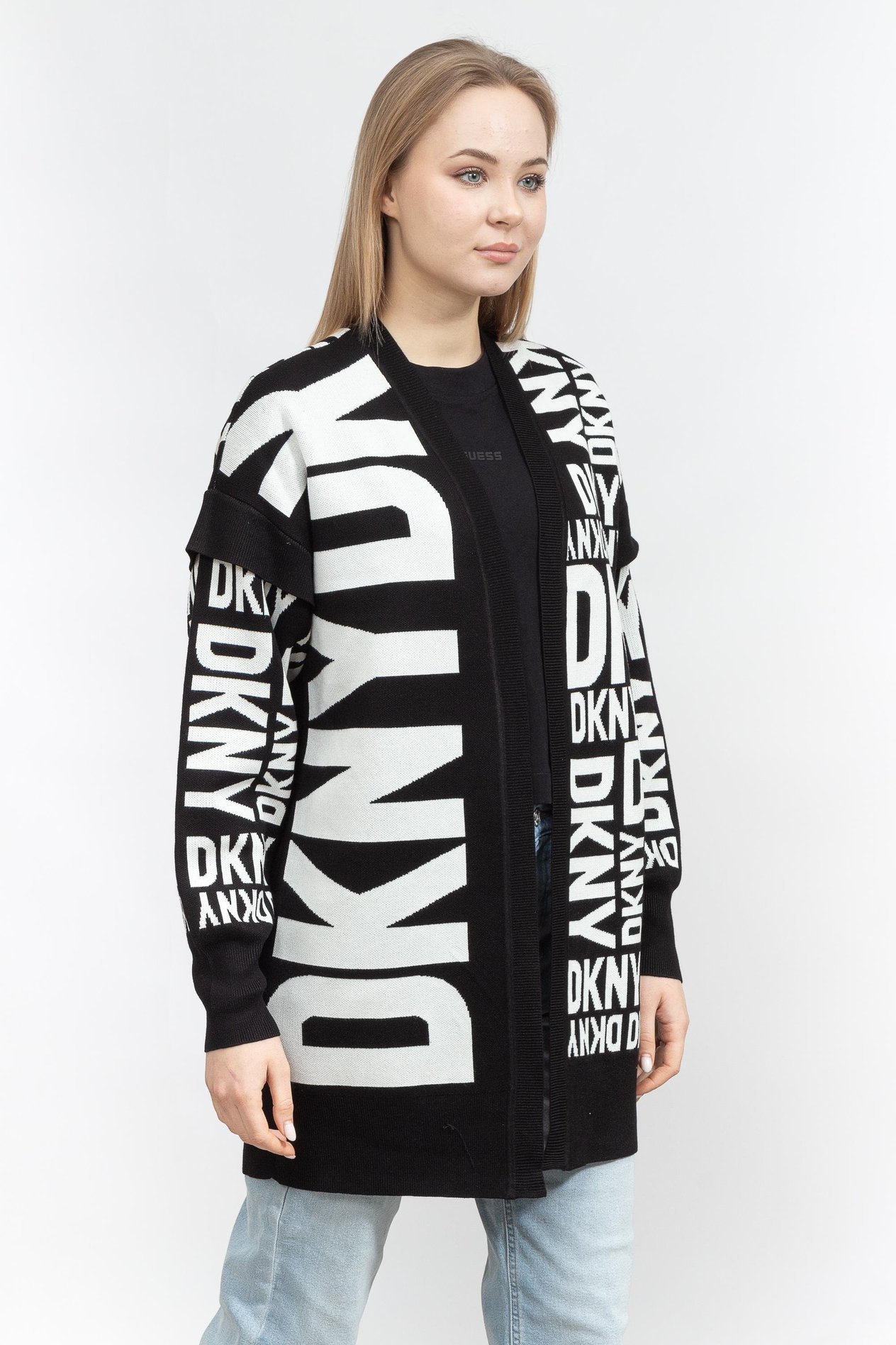 DKNY Expolded Logo Kadın Hırka
