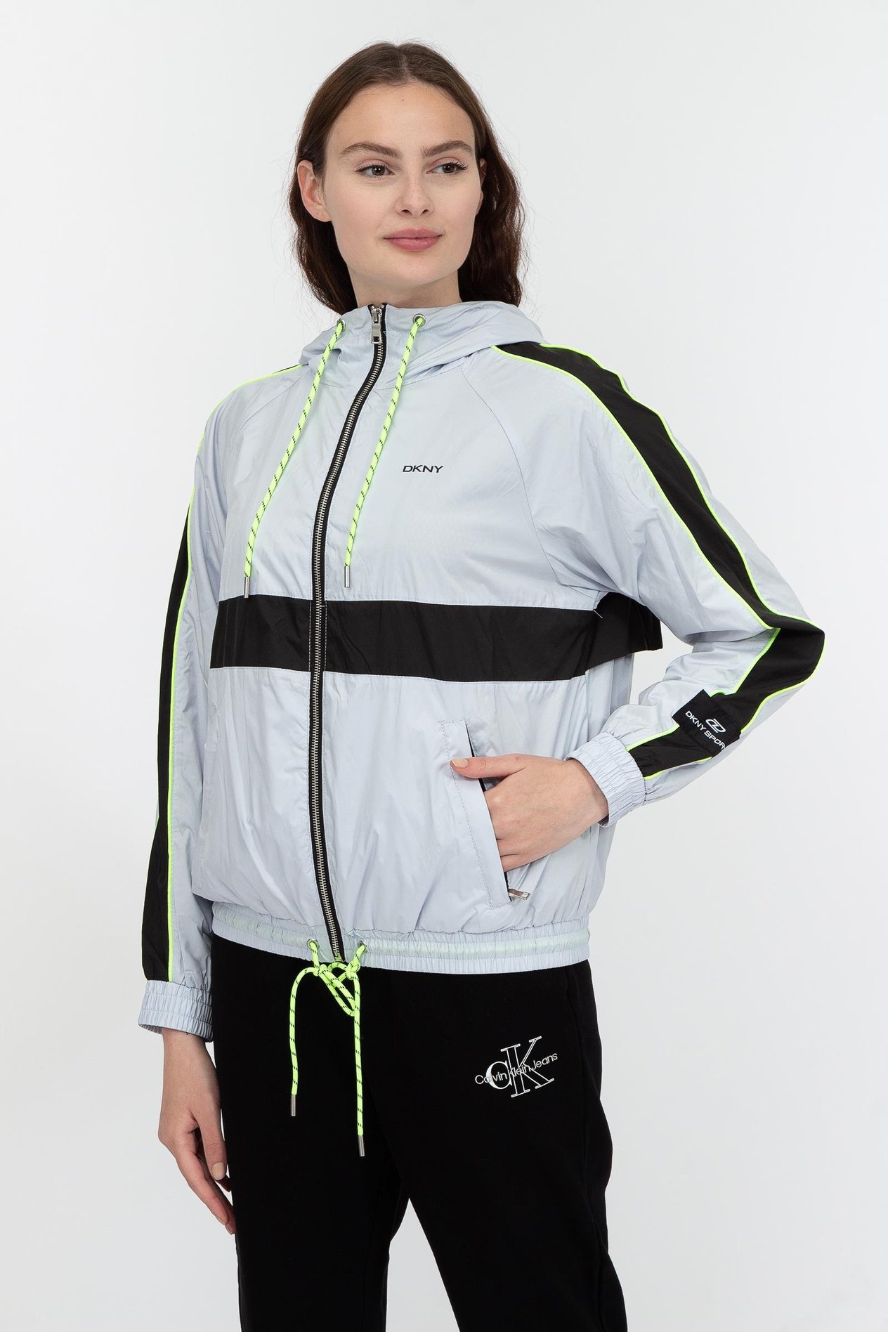DKNY Hooded Windbreaker W Kadın Rüzgarlık