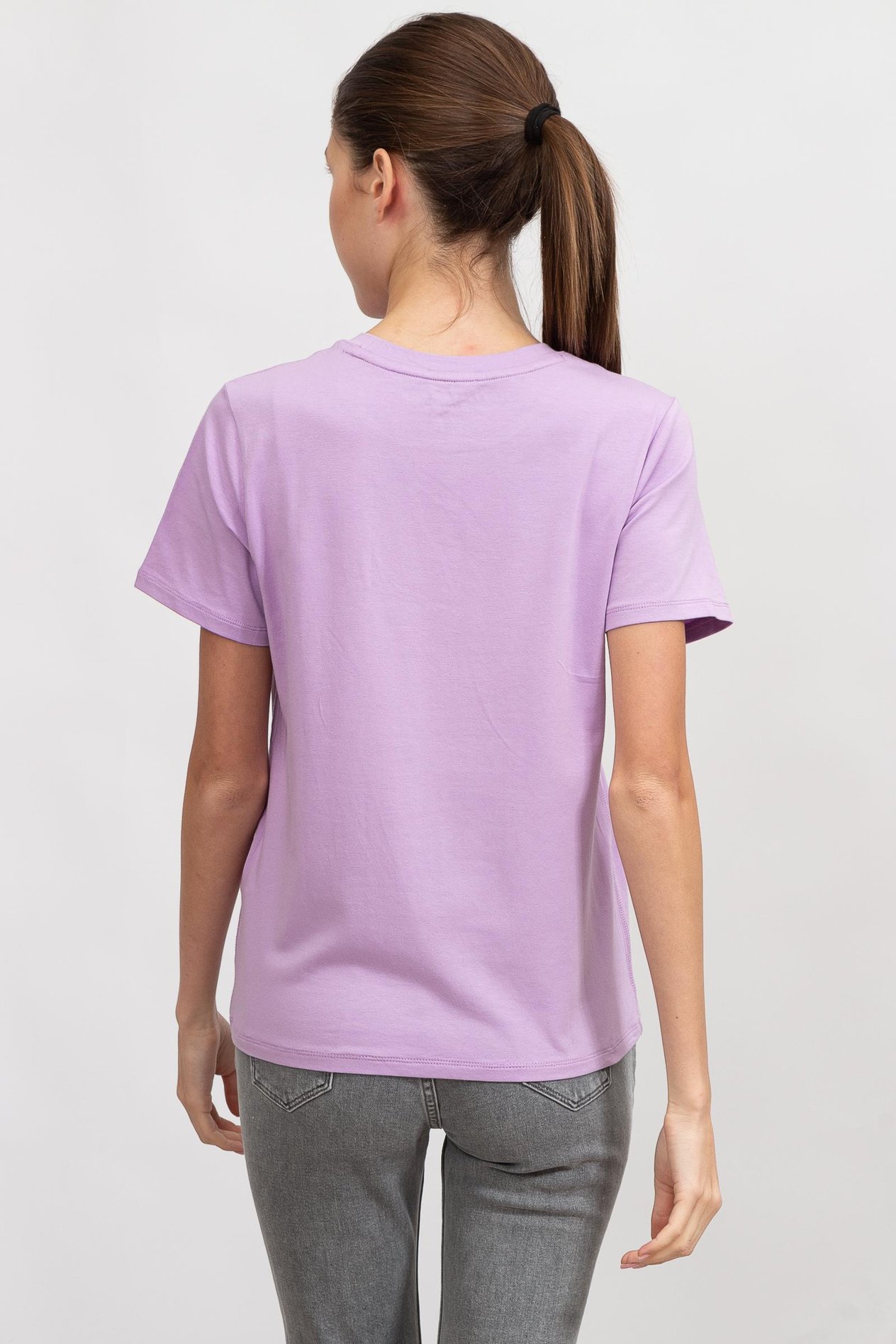 DKNY Kadın Bisiklet Yaka T-Shirt