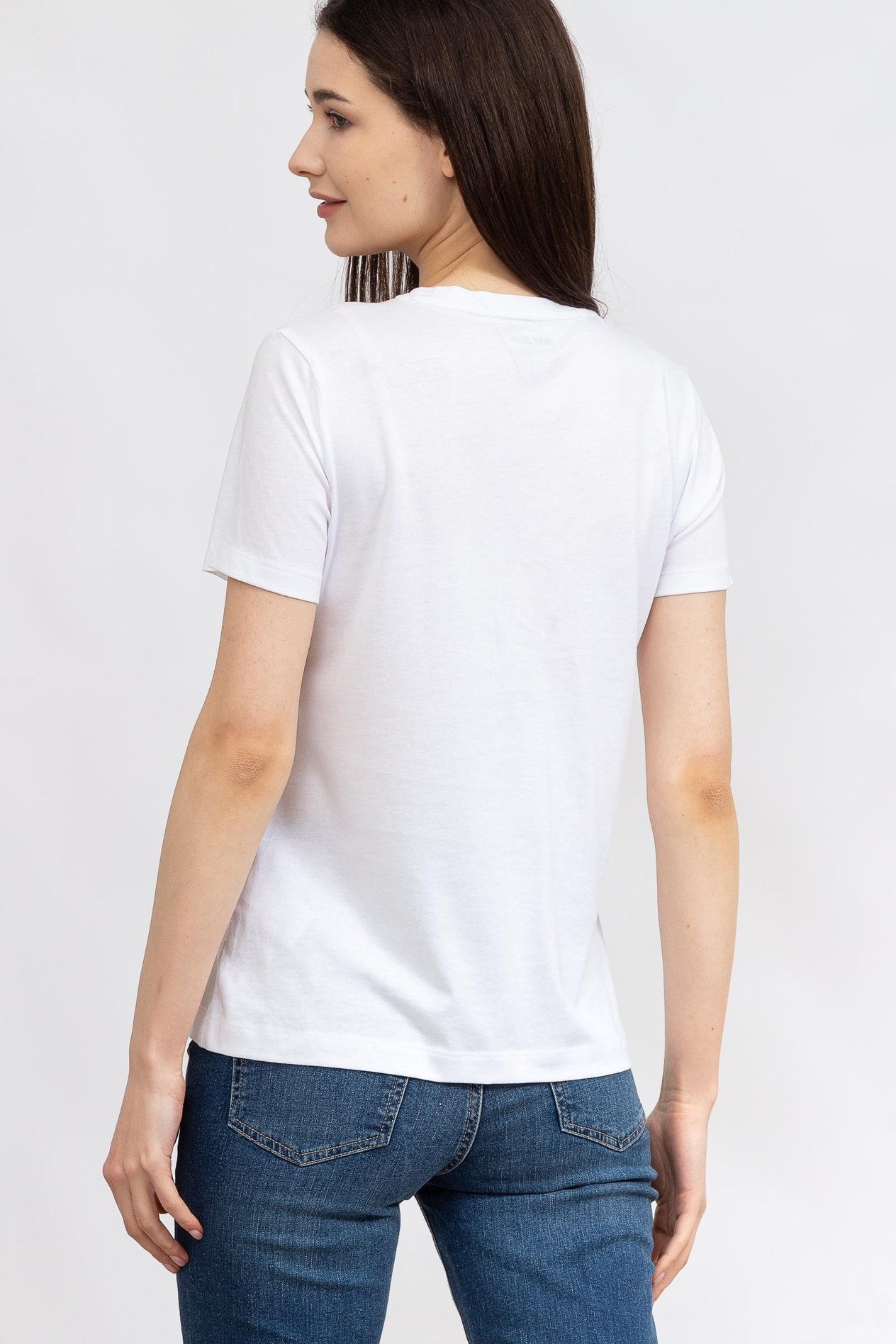 DKNY Kadın Bisiklet Yaka T-Shirt