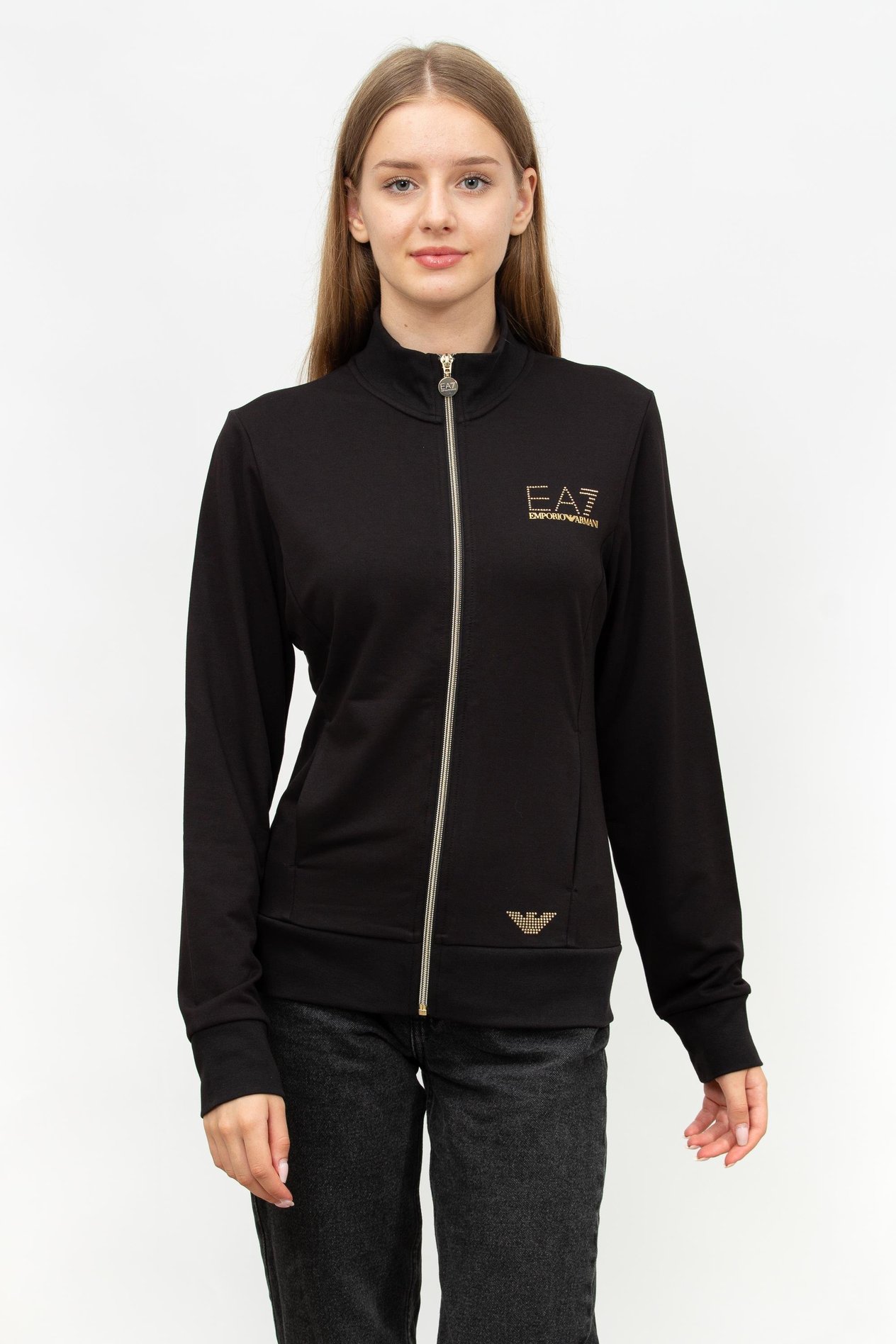 EA7 Kadın Fermuarlı Sweatshirt
