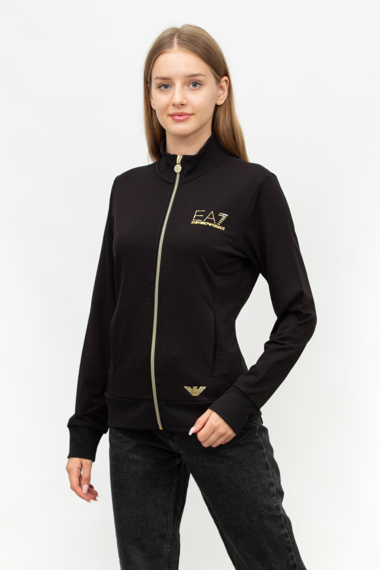EA7 Kadın Fermuarlı Sweatshirt