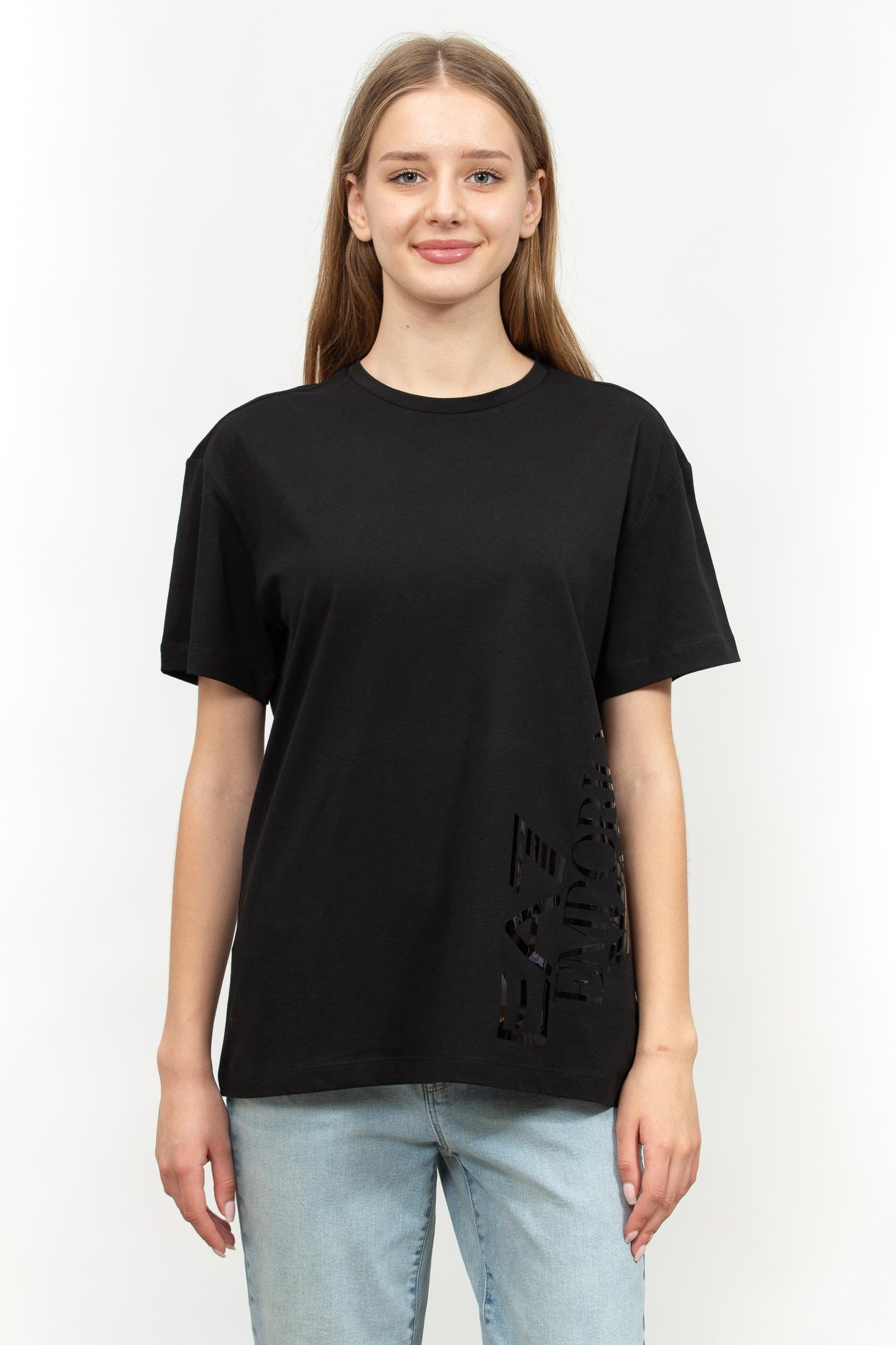 EA7 Unisex Bisiklet Yaka T-Shirt