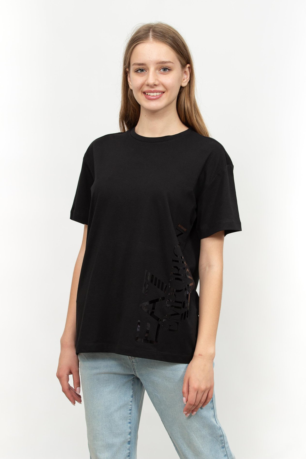 EA7 Unisex Bisiklet Yaka T-Shirt