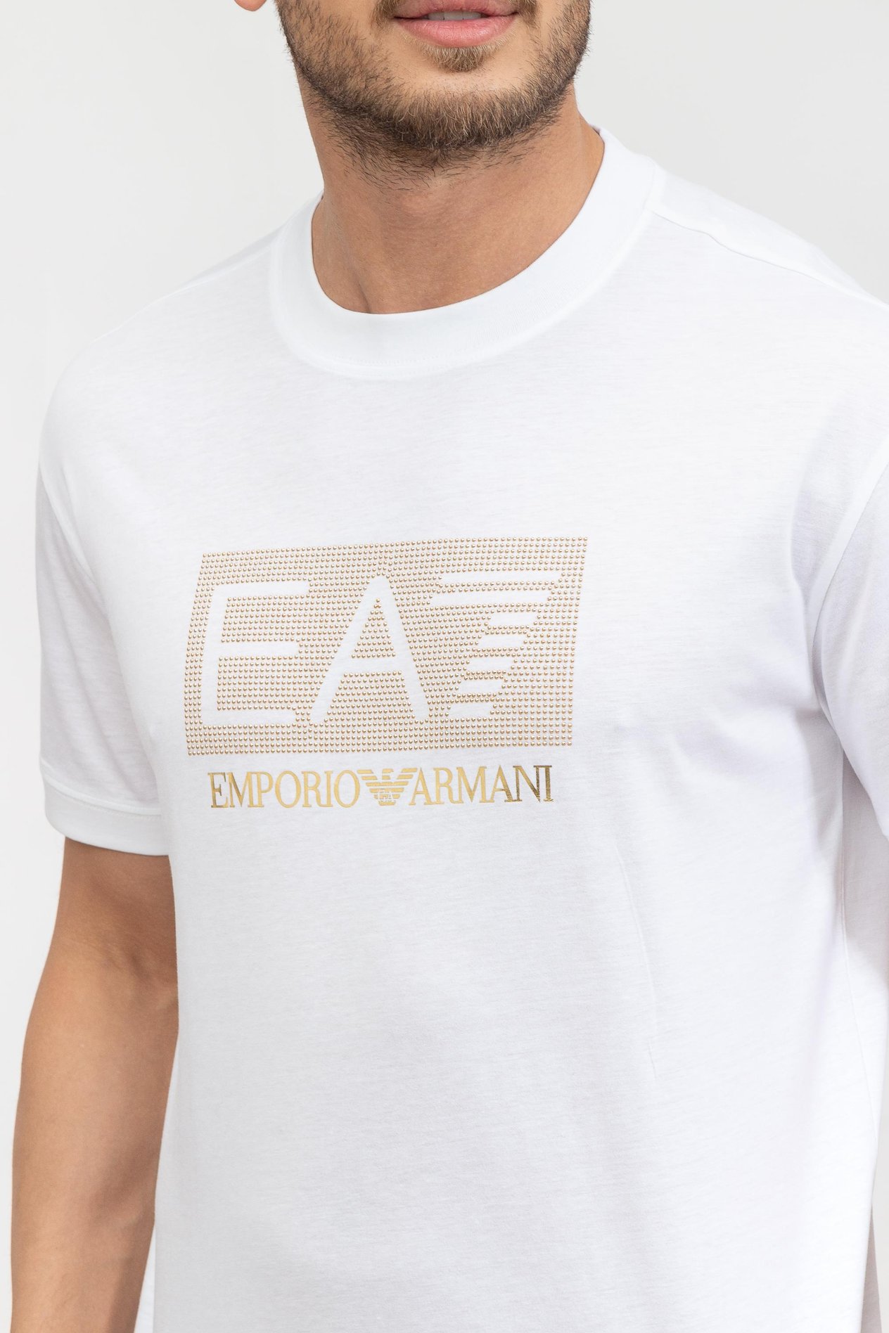 EA7 Unisex Bisiklet Yaka T-Shirt