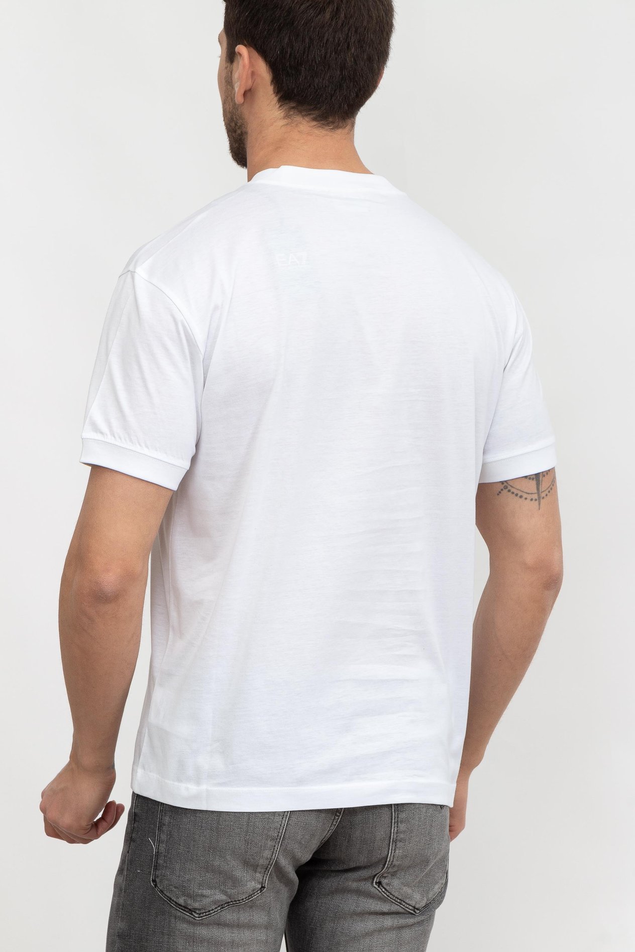 EA7 Unisex Bisiklet Yaka T-Shirt