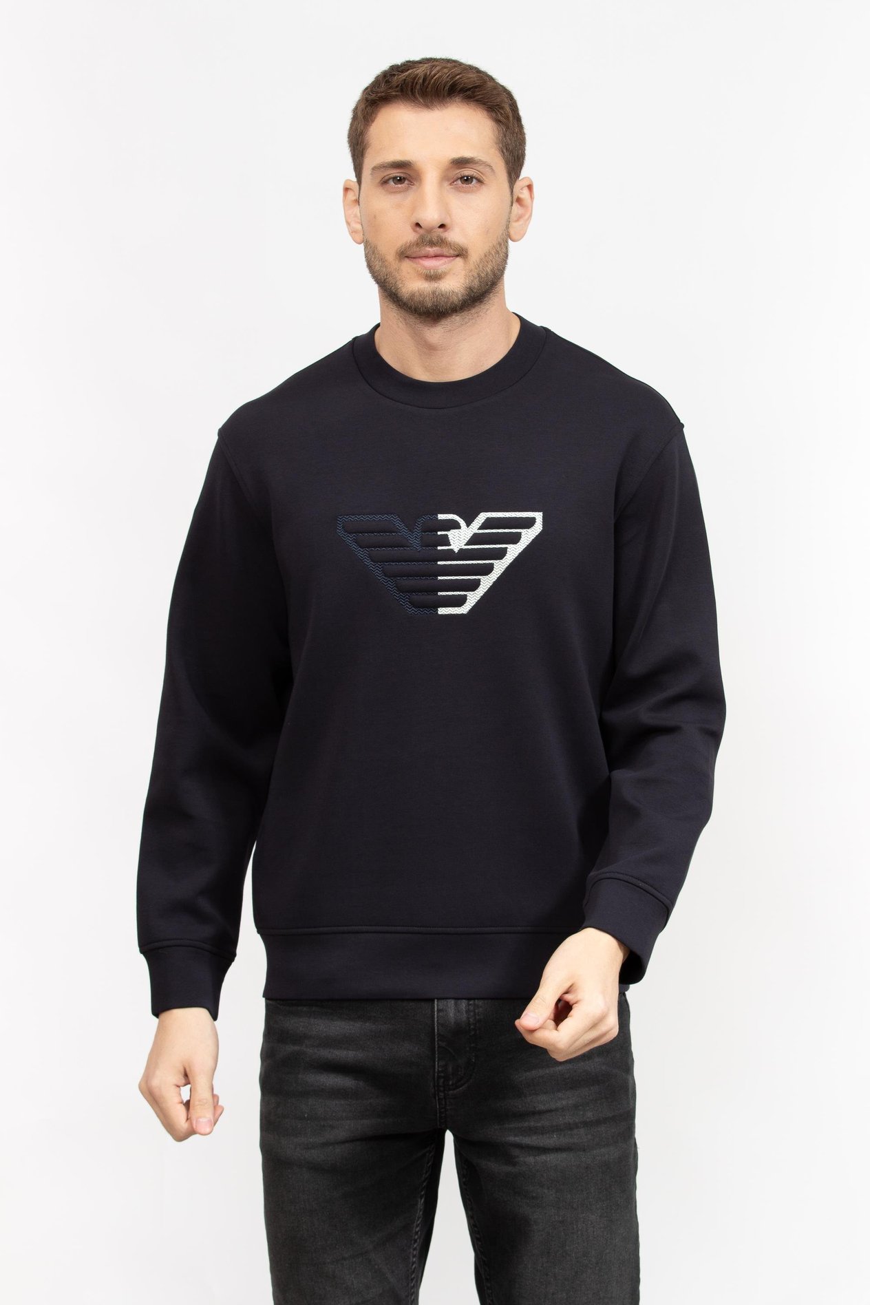 Emporio Armani Erkek Bisiklet Yaka Sweat