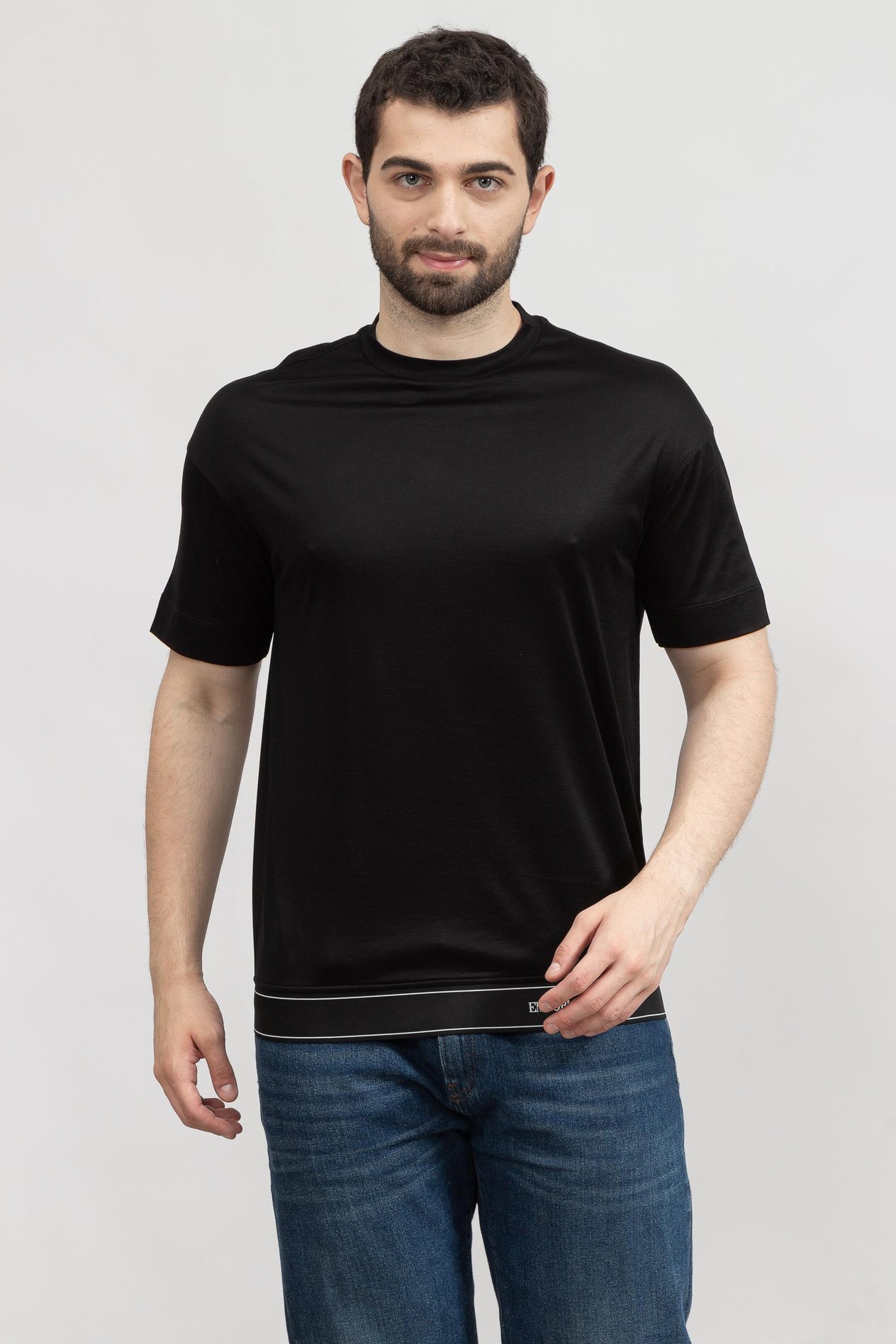 Emporio Armani Erkek Bisiklet Yaka T-Shirt