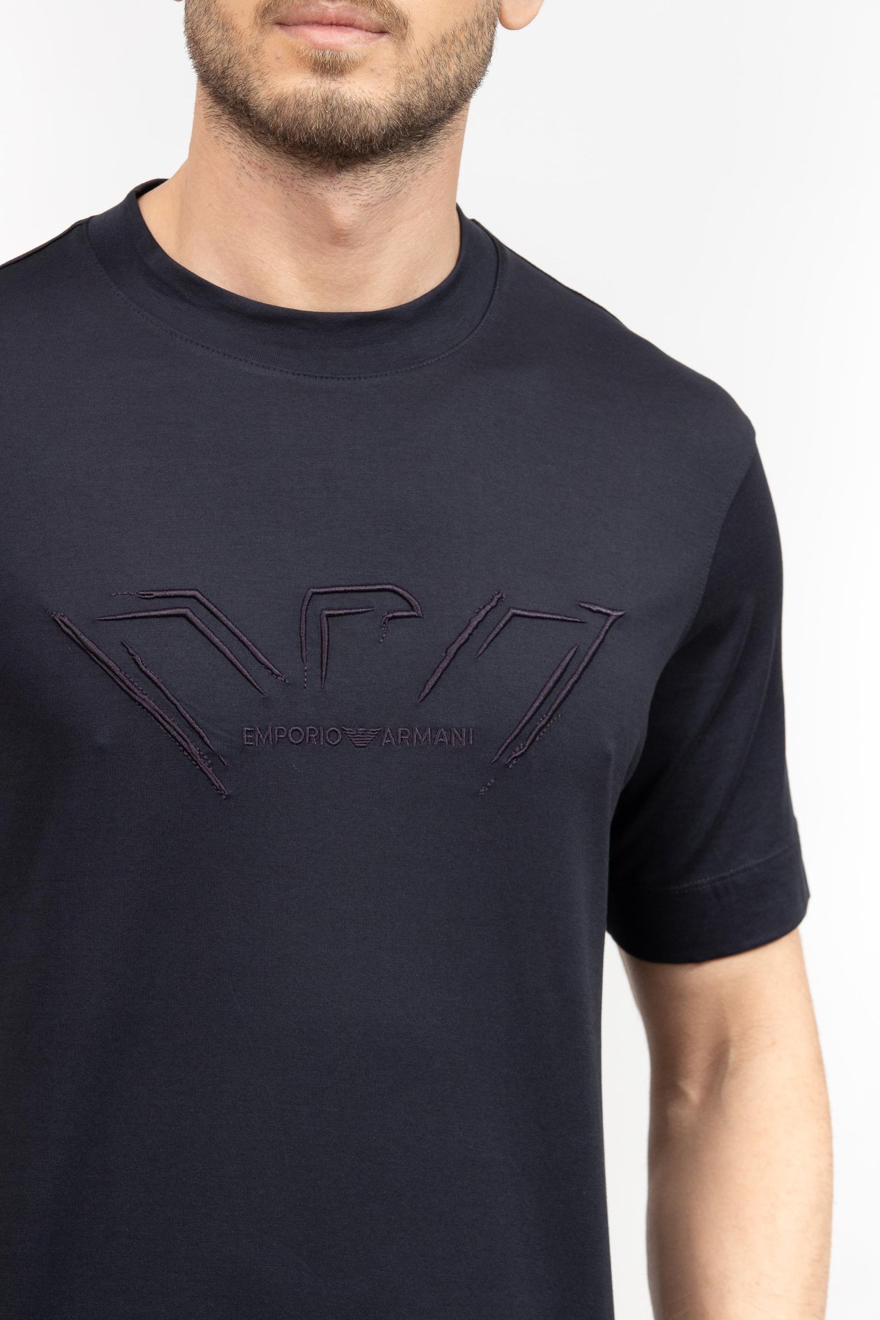 Emporio Armani Erkek Bisiklet Yaka T-Shirt