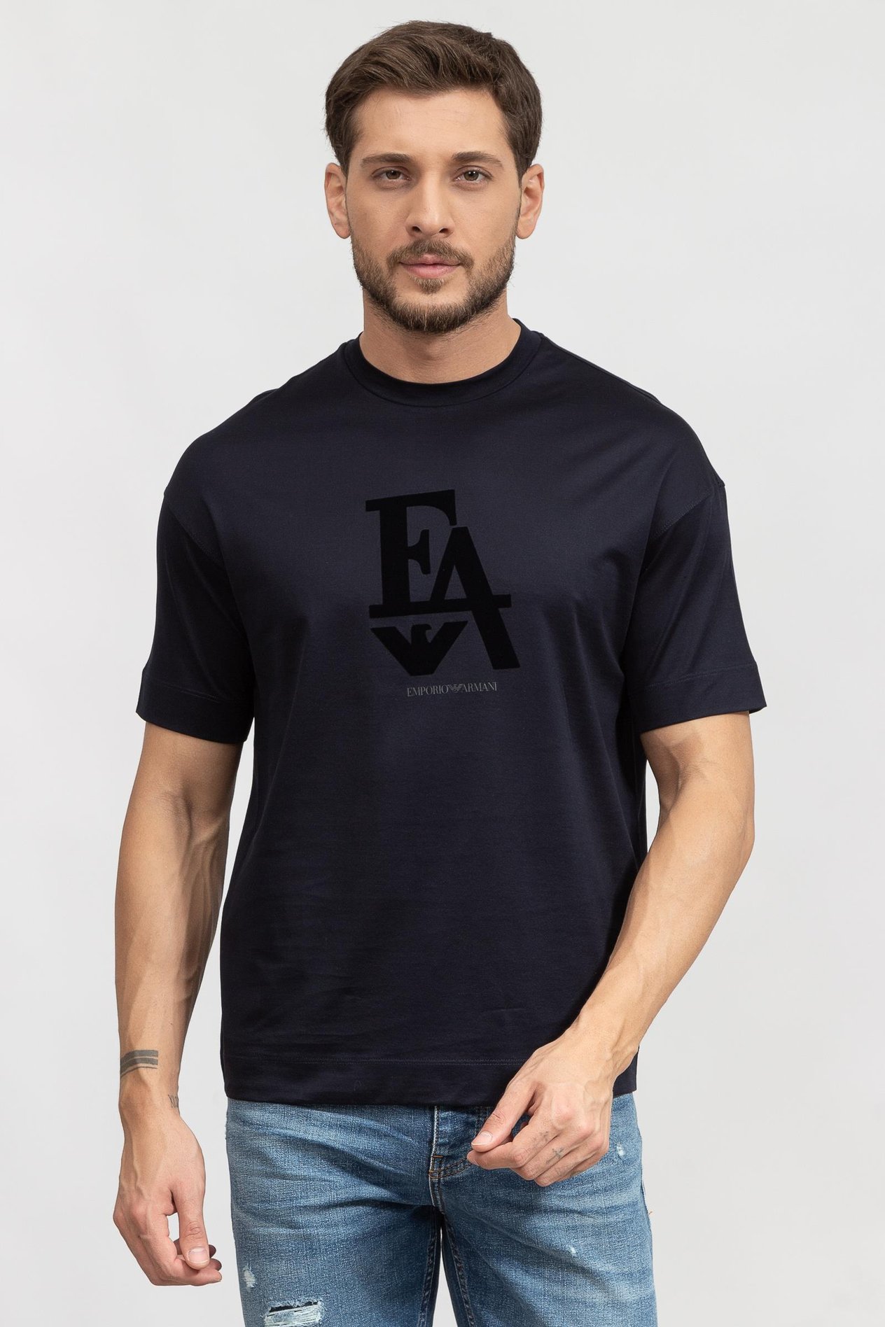 Emporio Armani Erkek Bisiklet Yaka T-Shirt